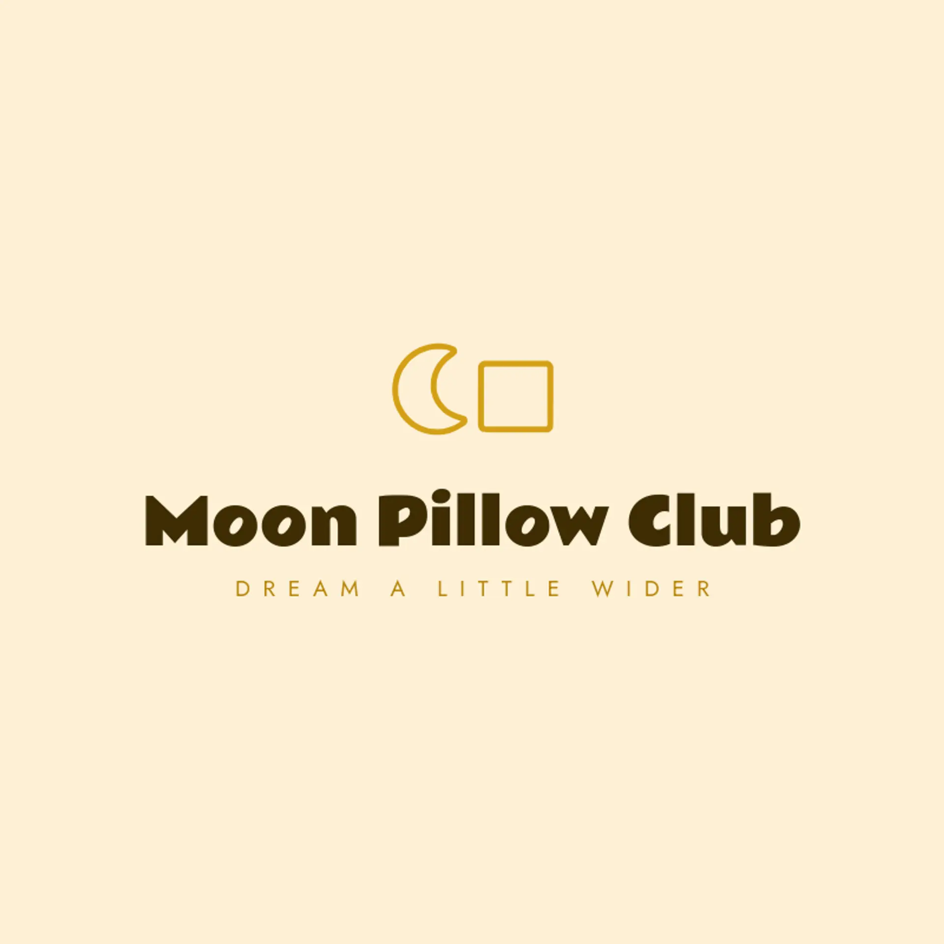Moon Pillow Club logo for moon