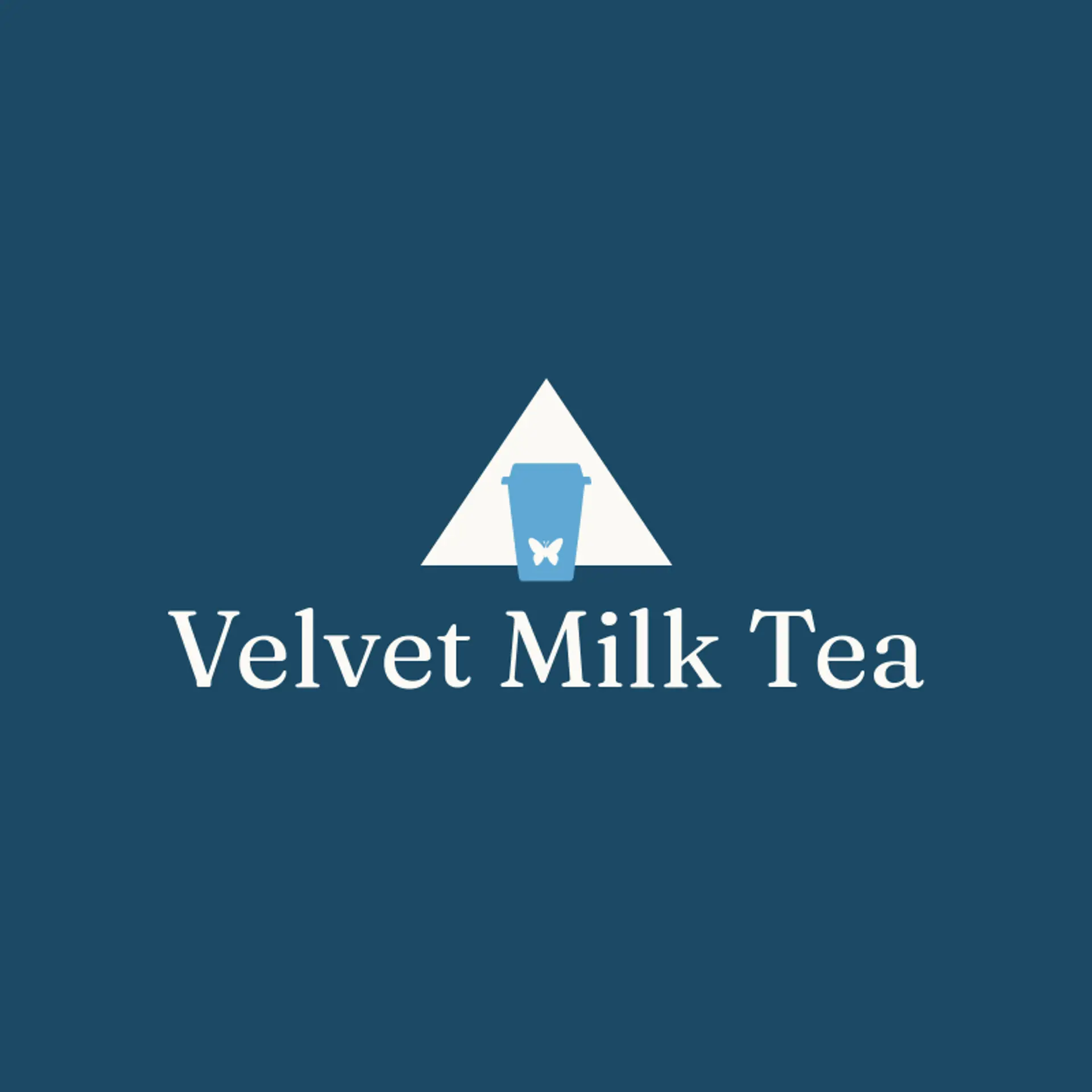 Velvet Milk Tea logo for milk tea