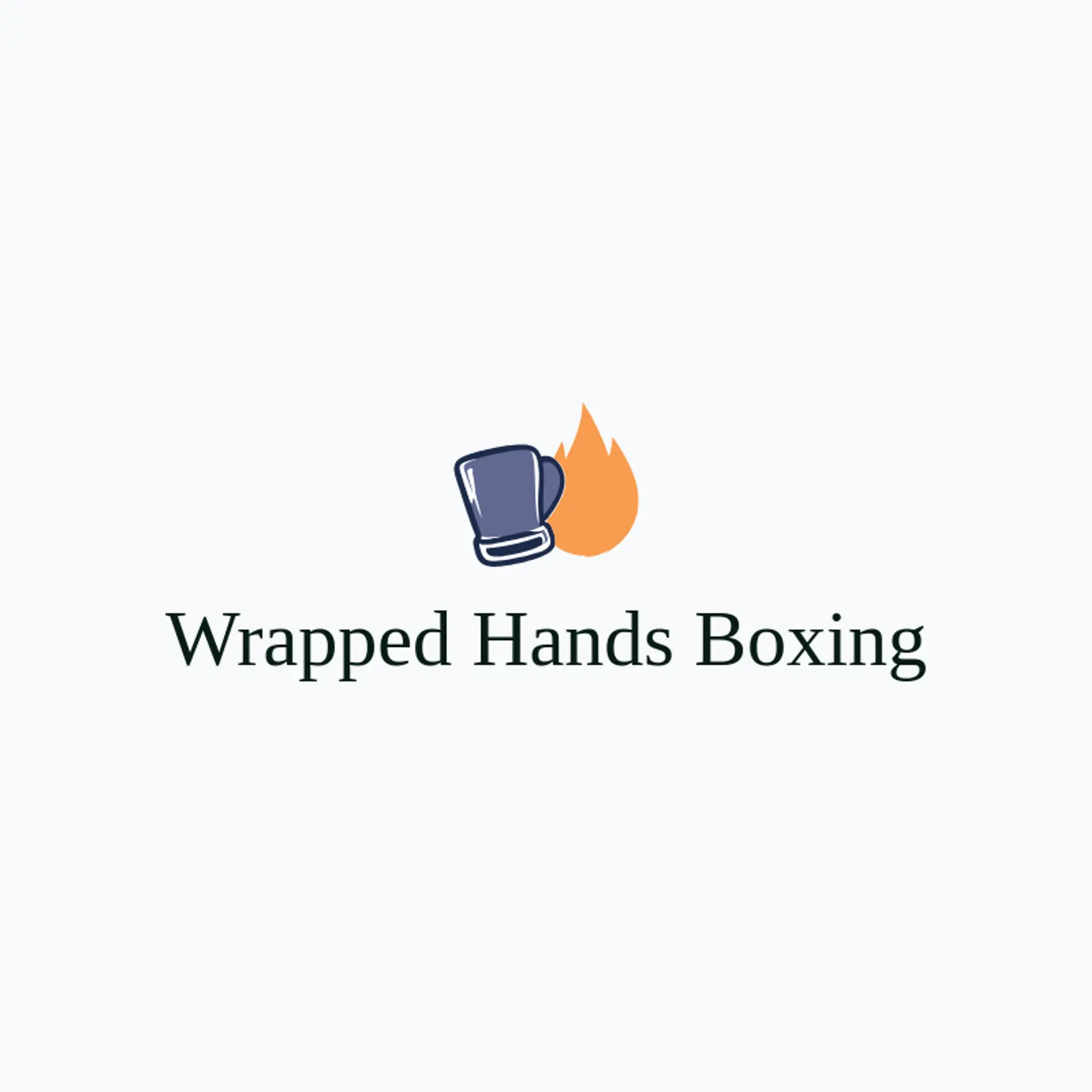 Wrapped Hands Boxing logo for boxing