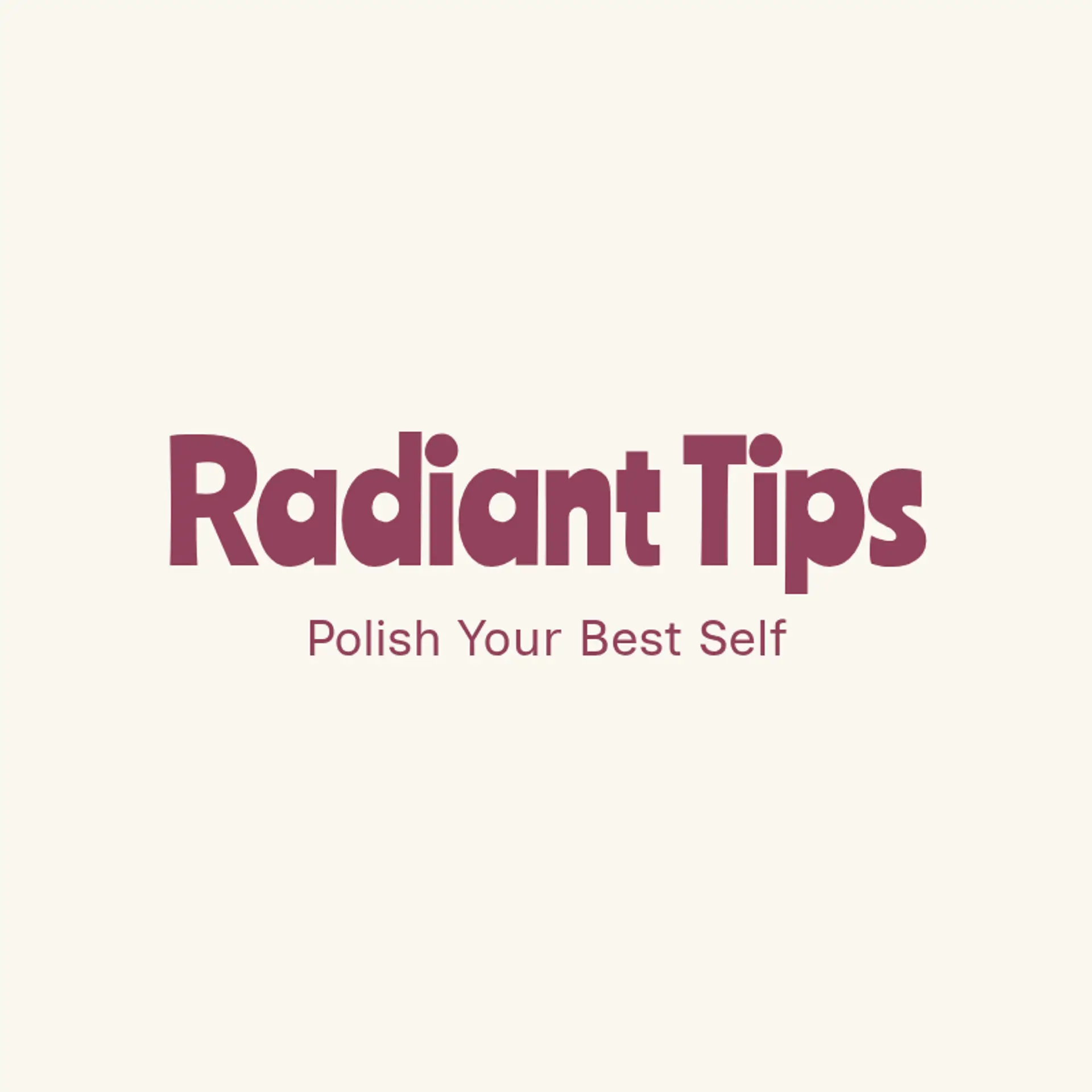 Radiant Tips logo for nail spa