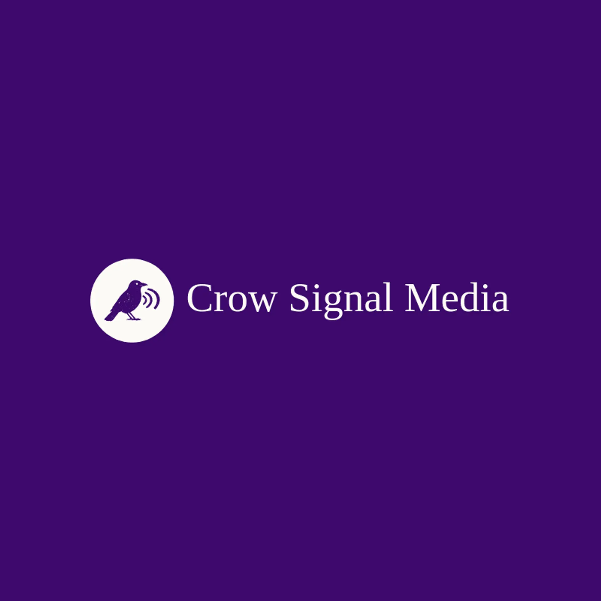Crow Signal Media logo for crow