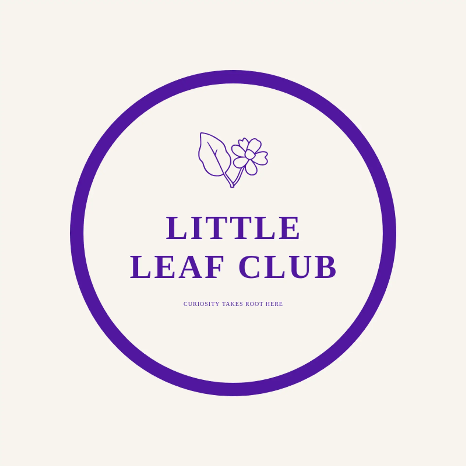 Little Leaf Club logo for childcare