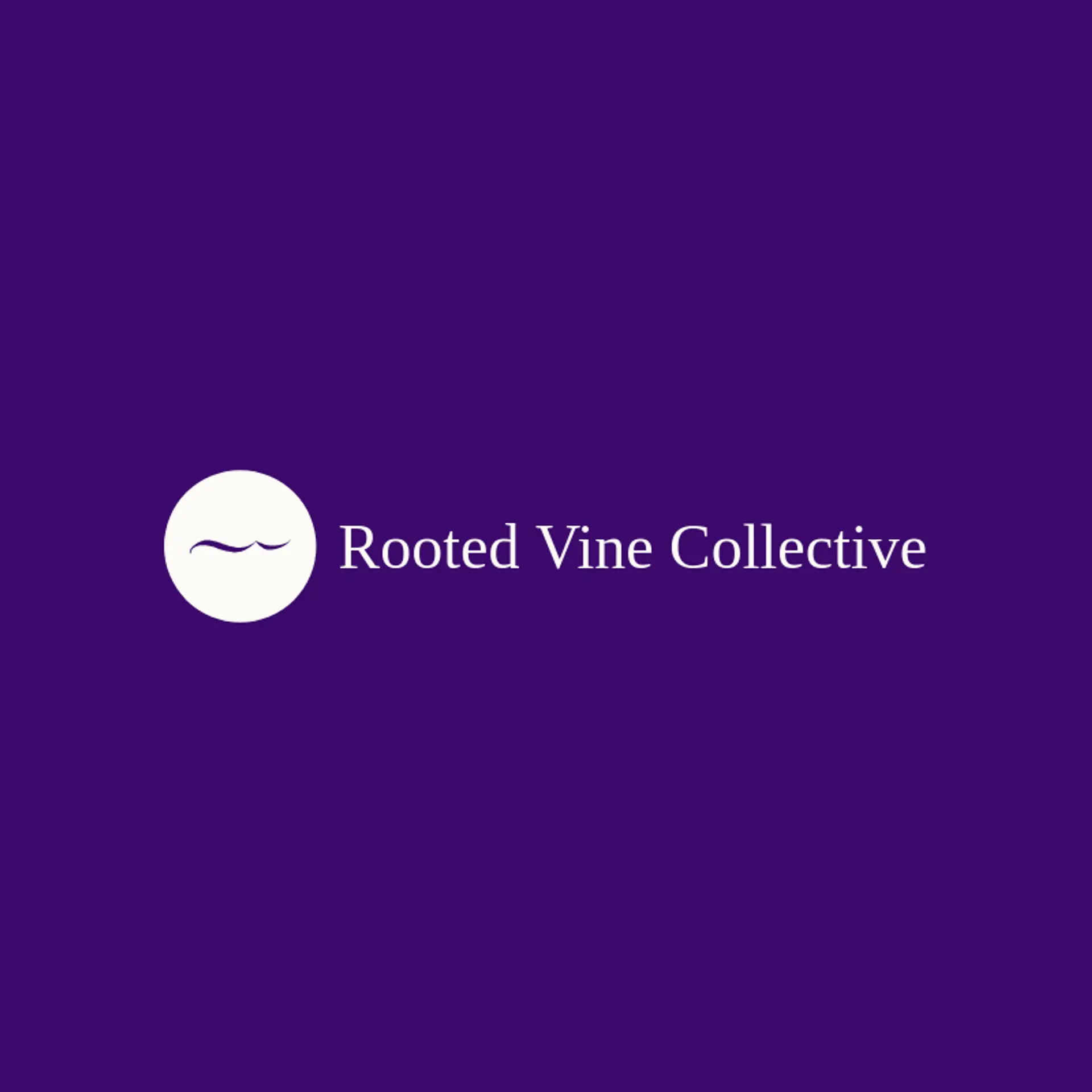 Rooted Vine Collective logo for vine