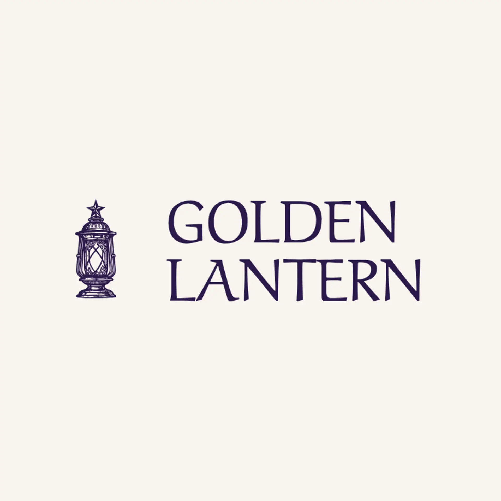 Golden Lantern logo for muslim