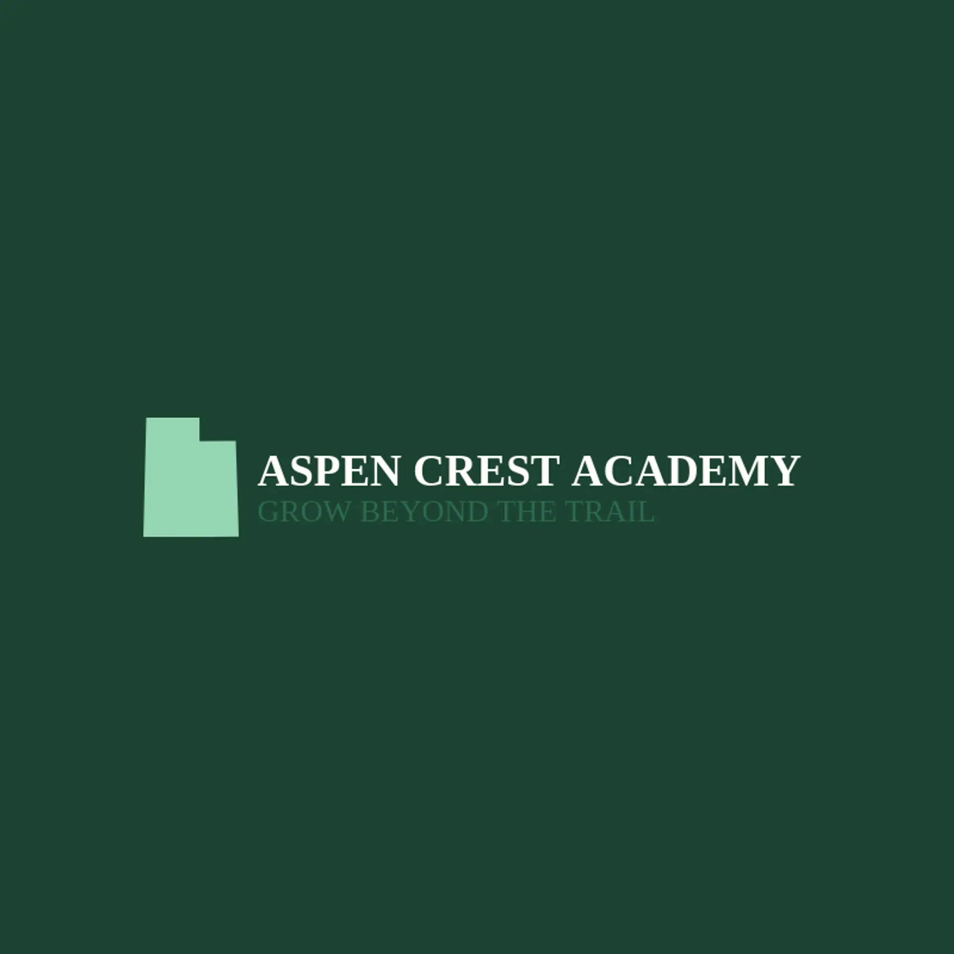 Aspen Crest Academy logo for utah