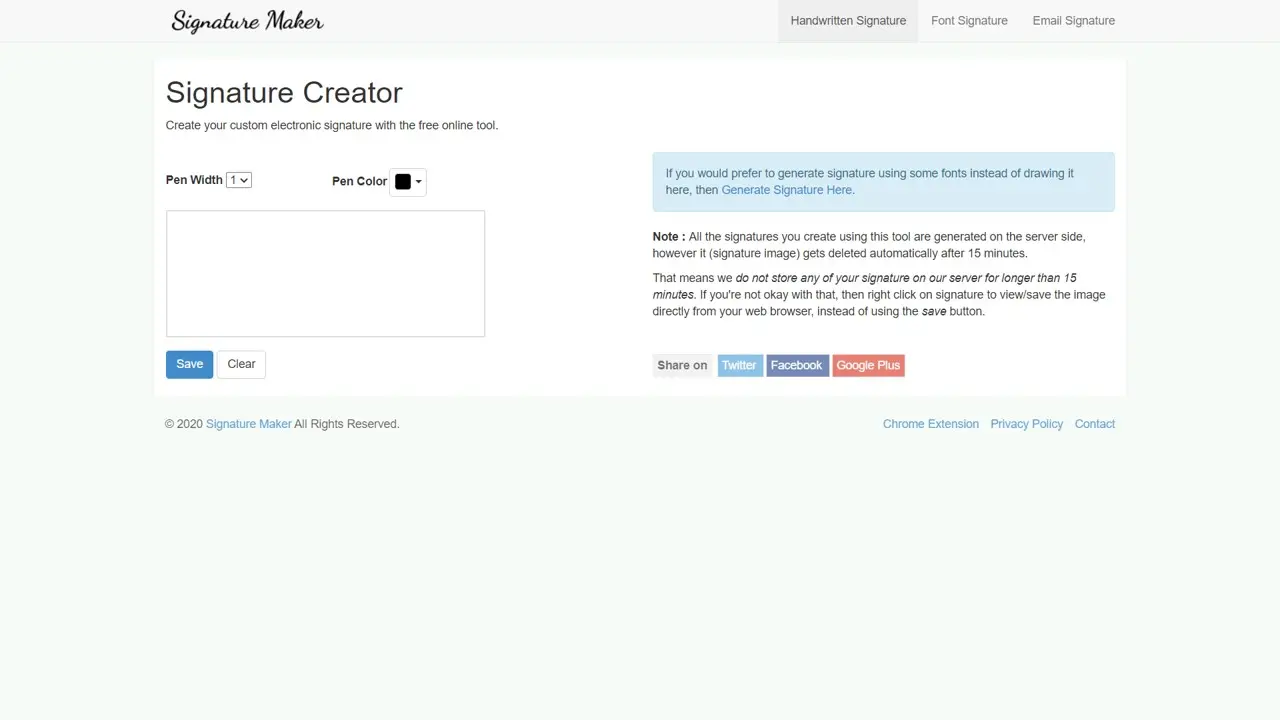 Signature Maker email signature generator