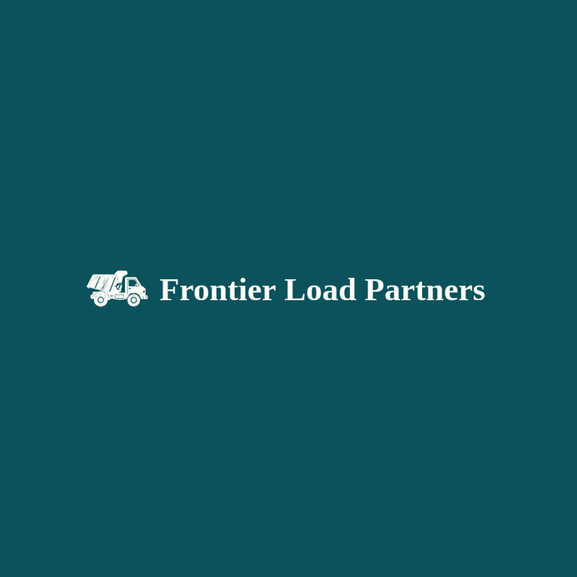Frontier Load Partners logo for dump truck