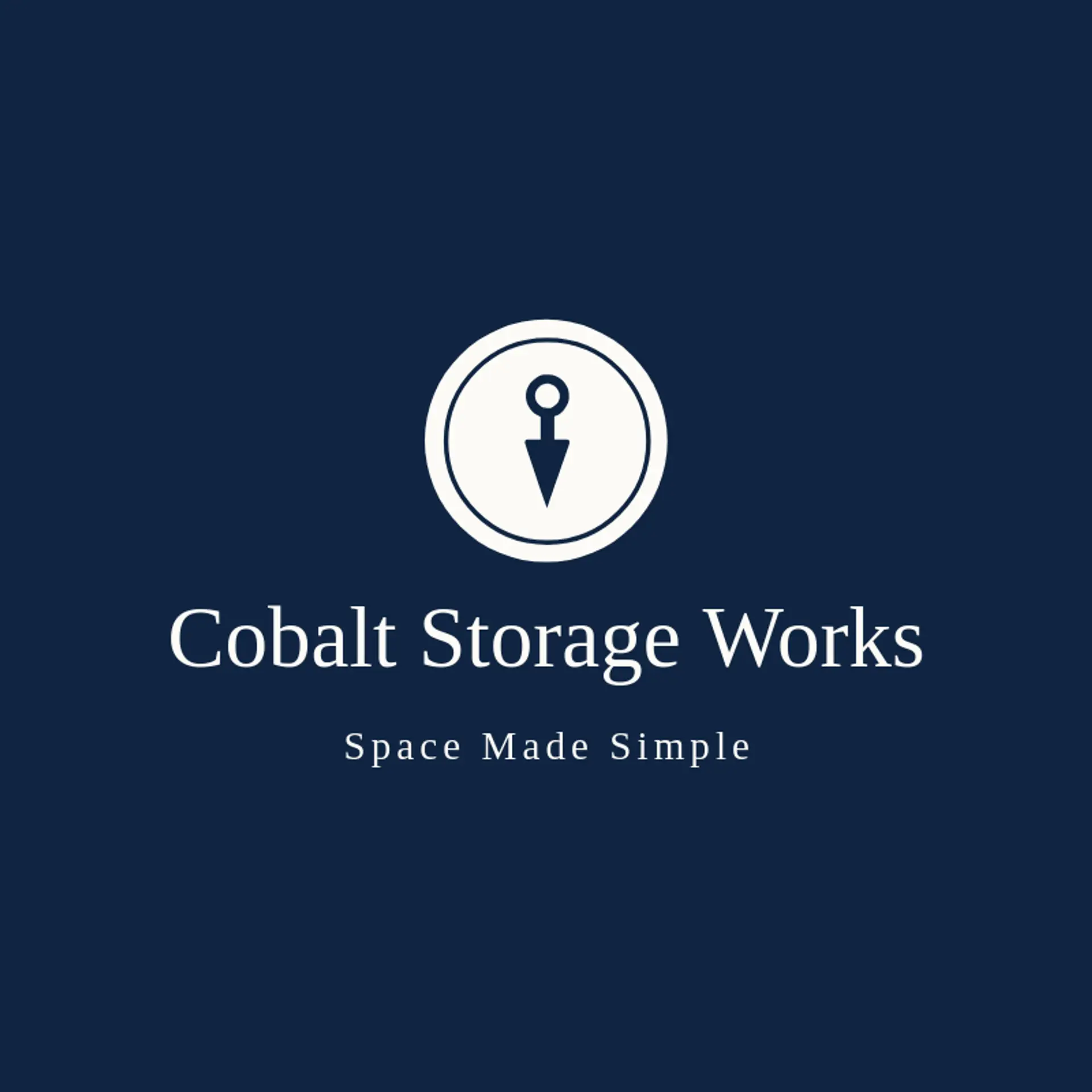Cobalt Storage Works logo for storage