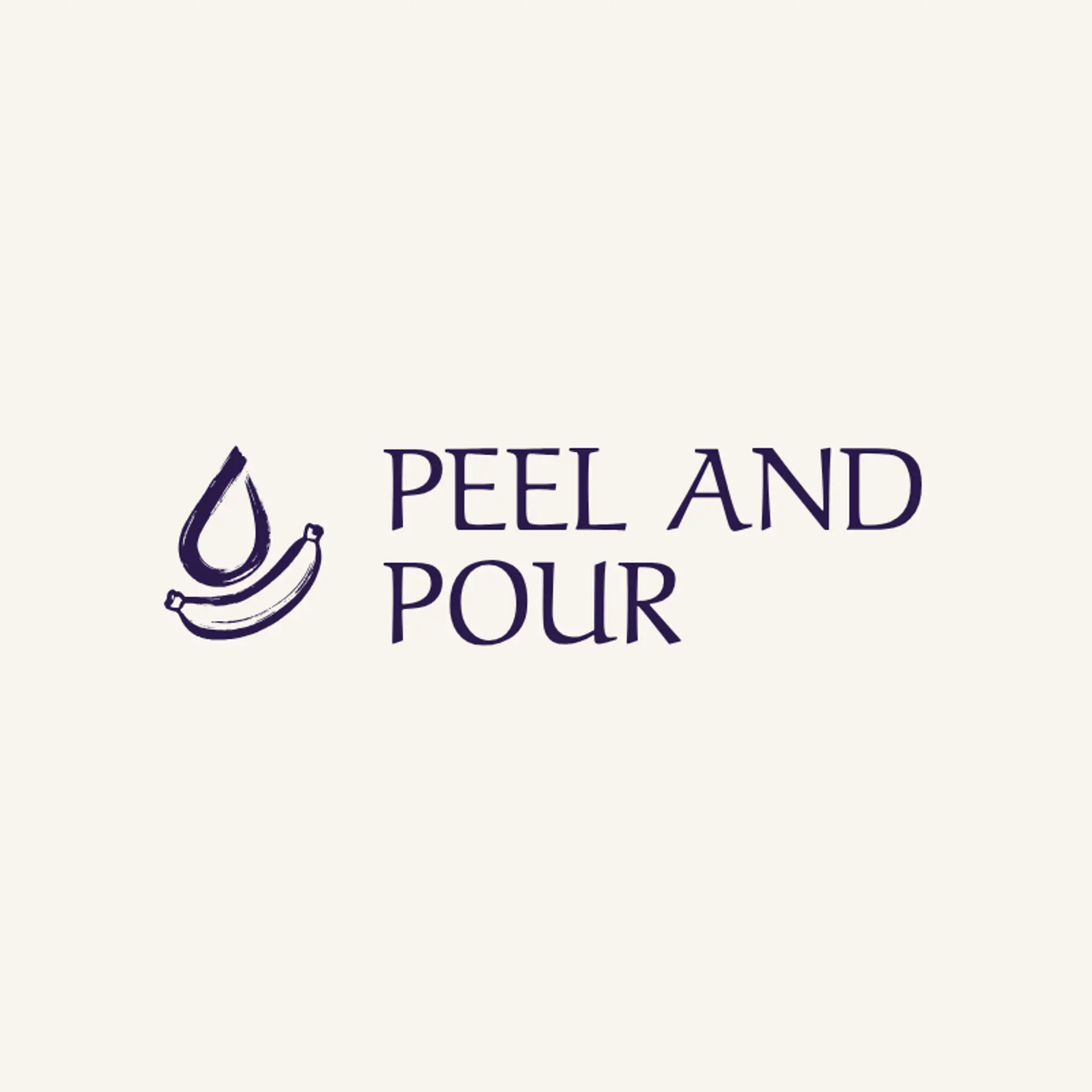 Peel And Pour logo for banana