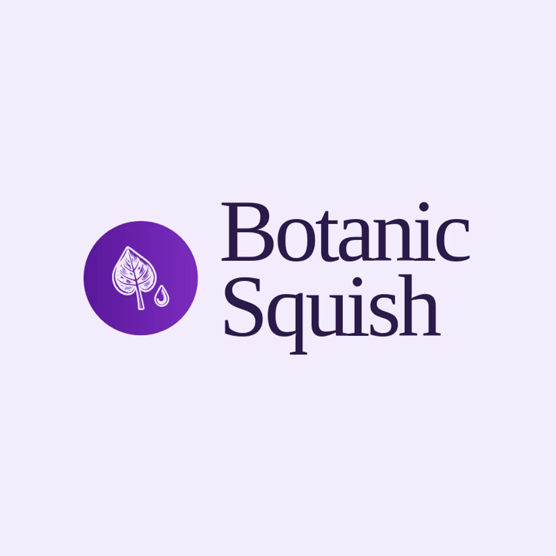Botanic Squish logo for slime