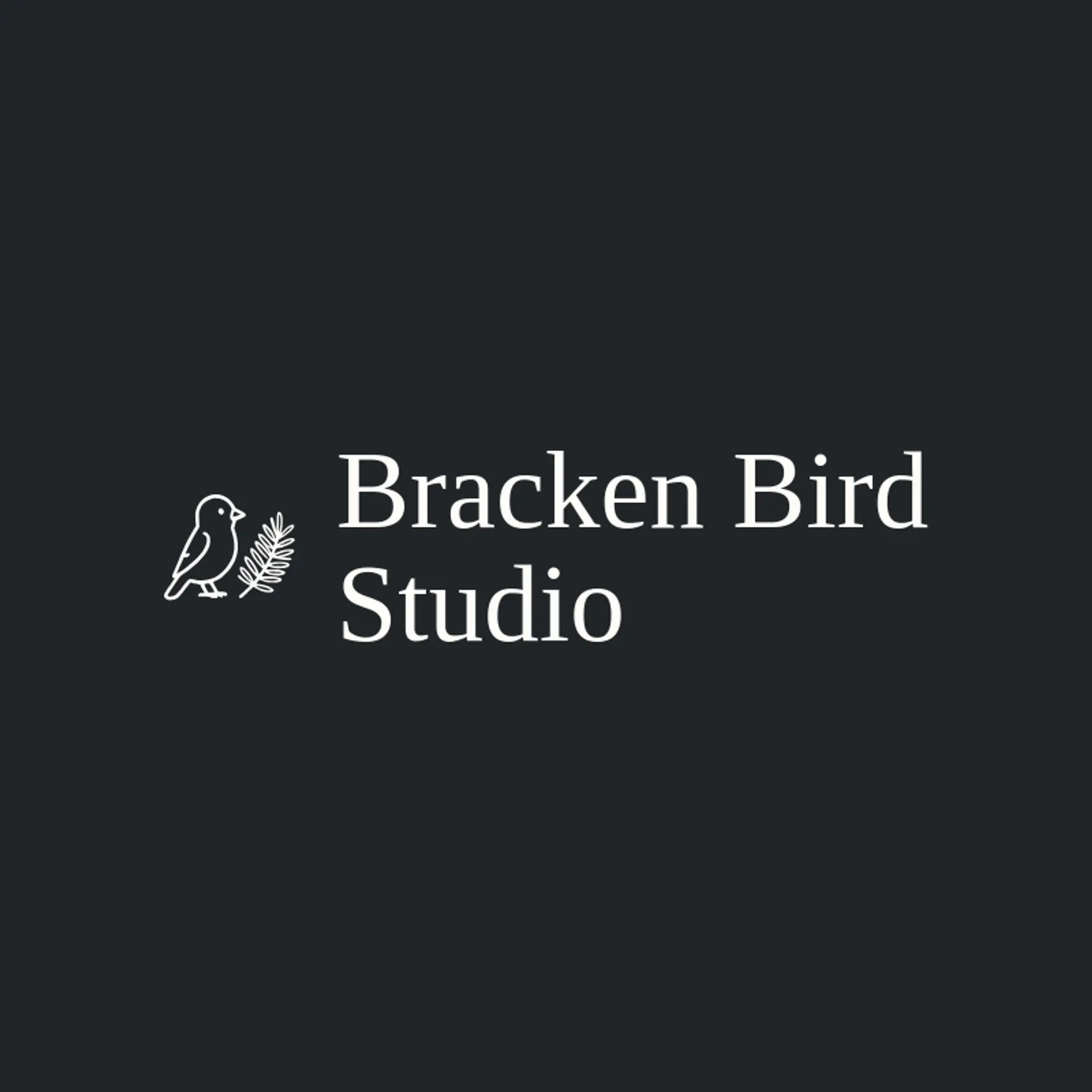 Bracken Bird Studio logo for hood