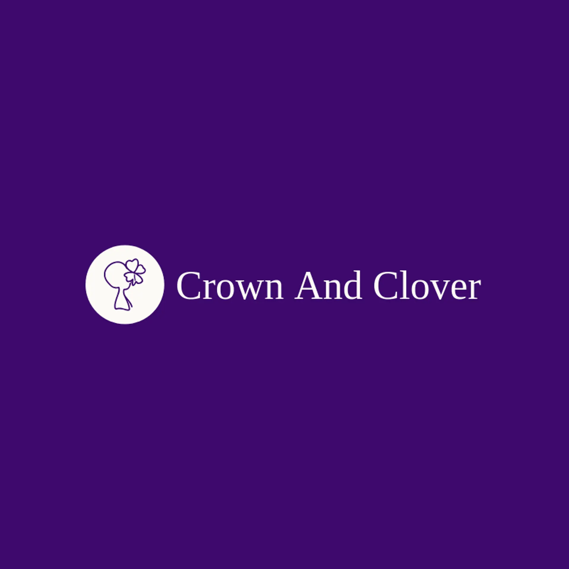 Crown and Clover logo for woman