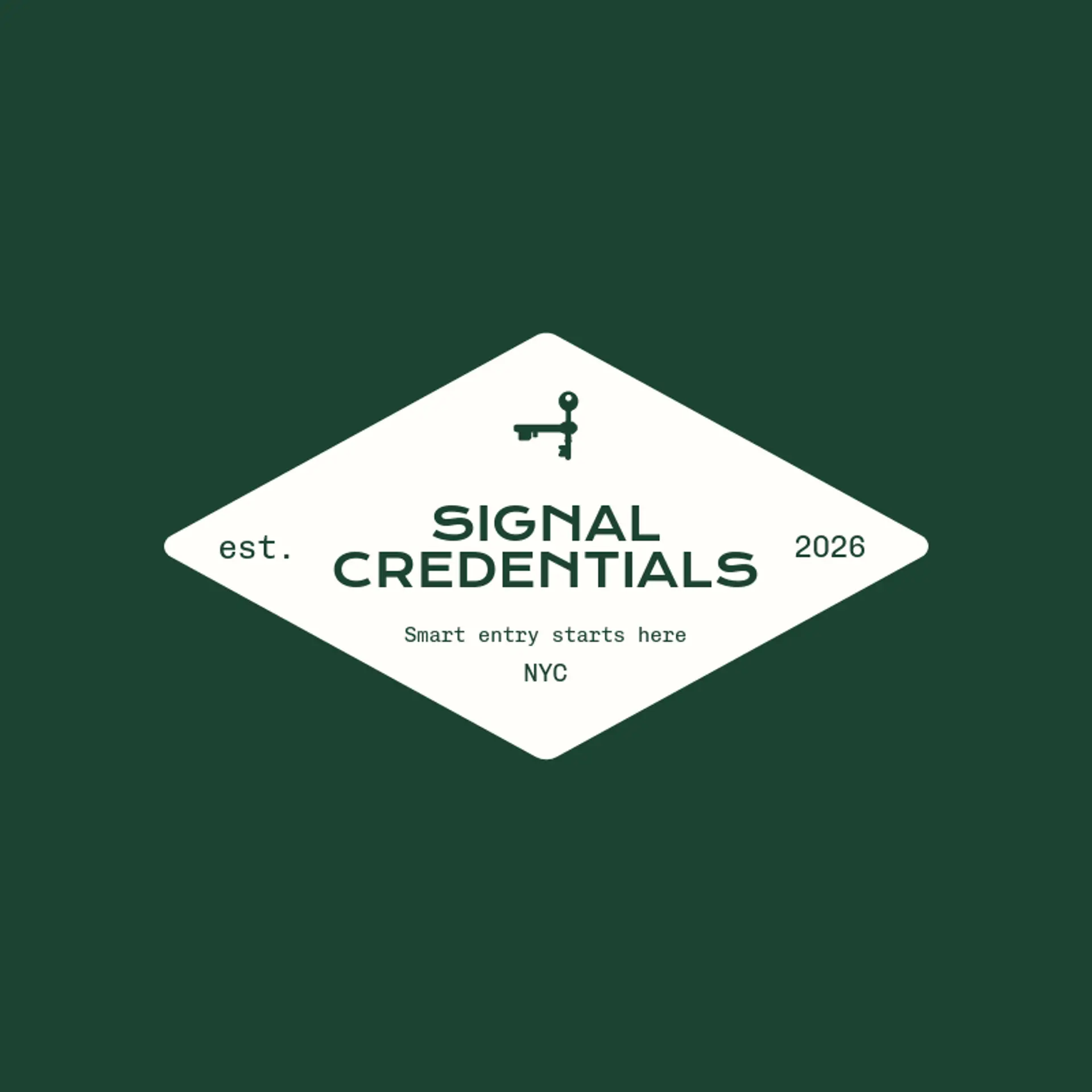 Signal Credentials logo for access