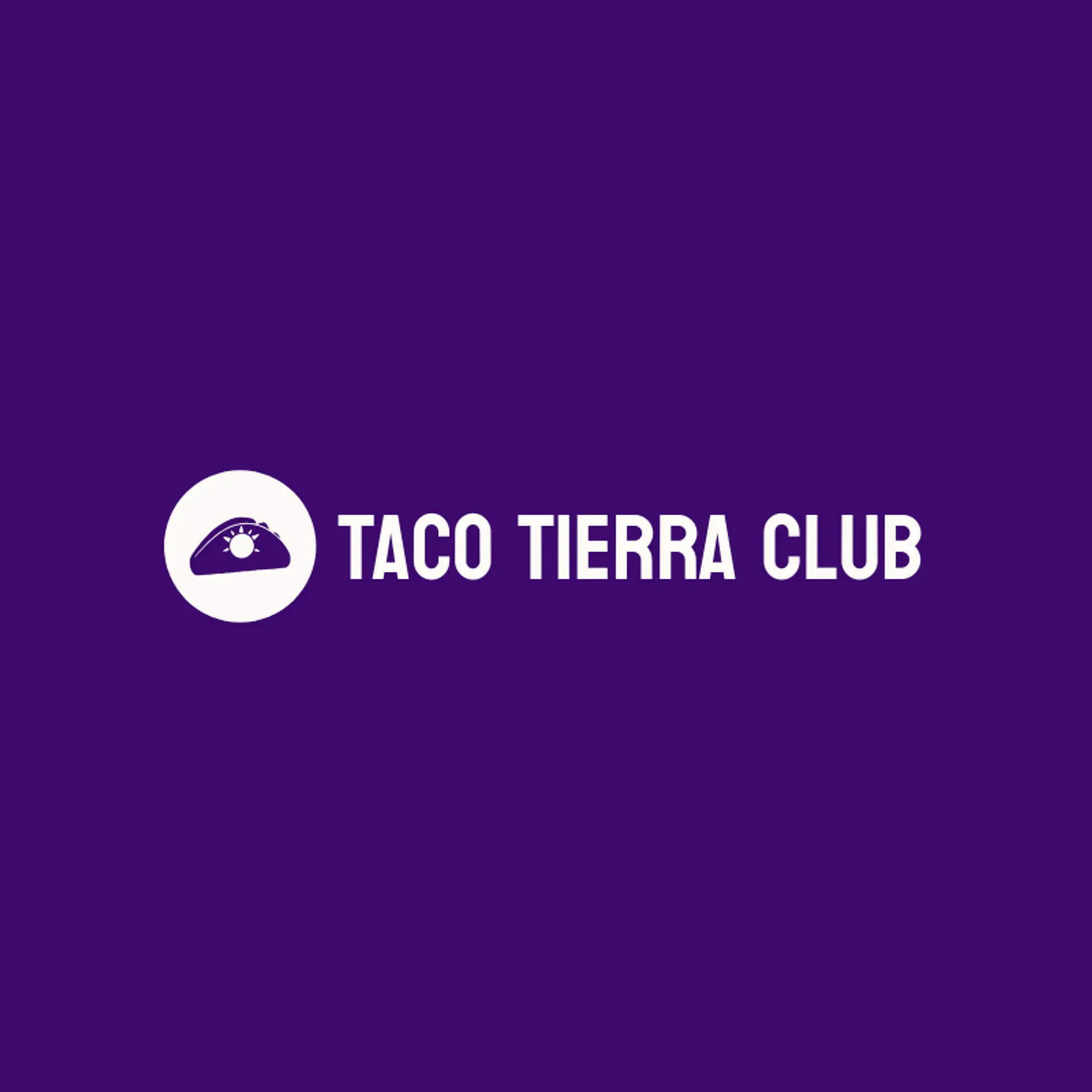 Taco Tierra Club logo for mexican