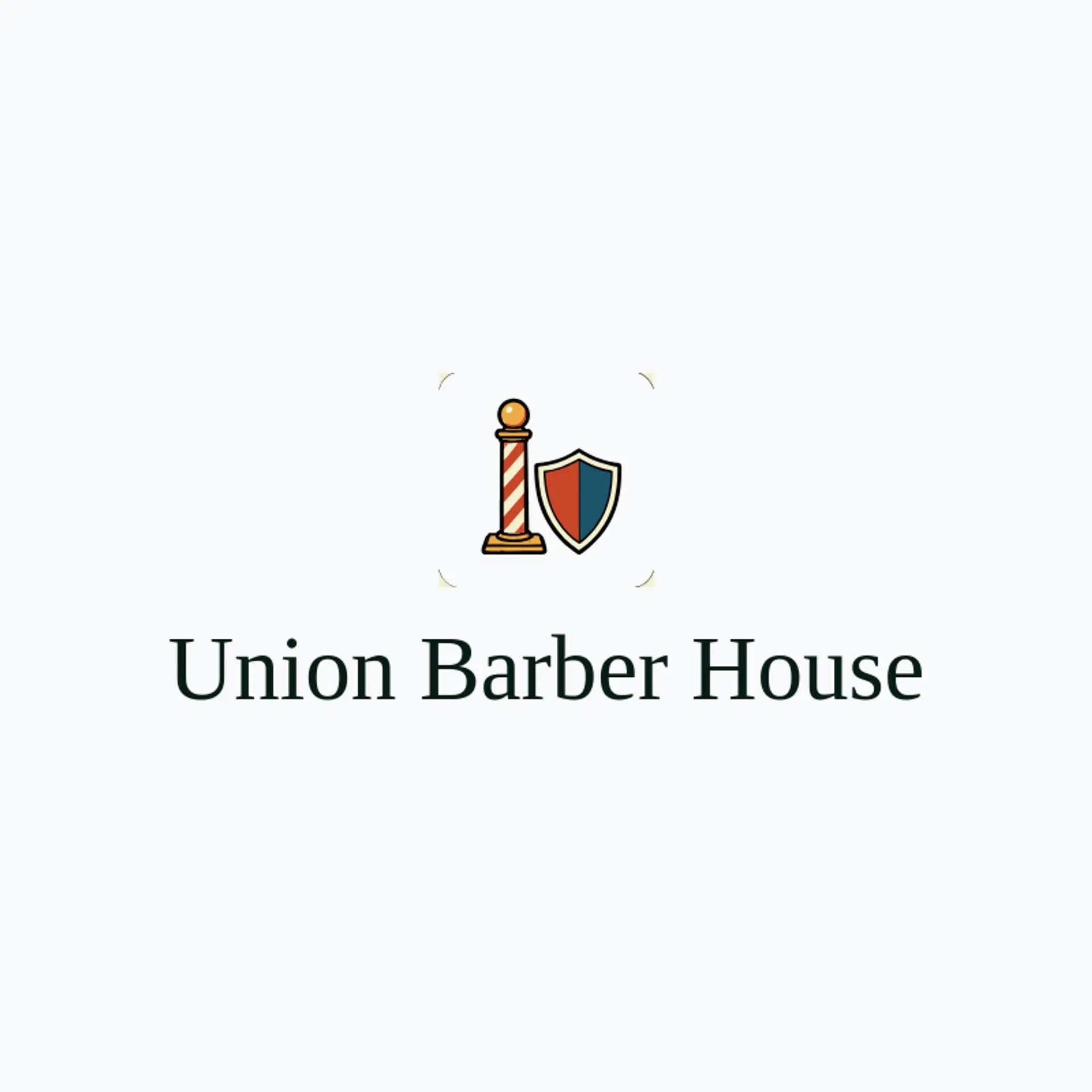 Union Barber House logo for barber pole