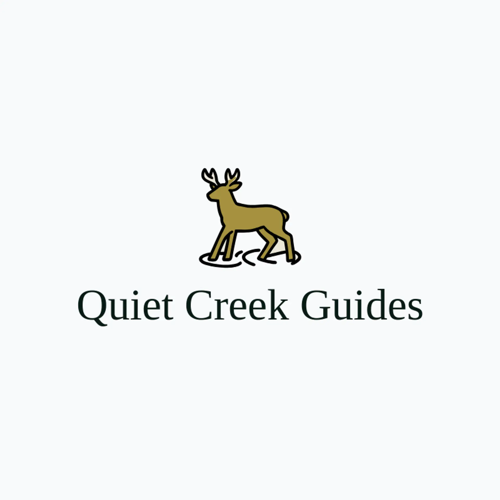 Quiet Creek Guides logo for deer hunting