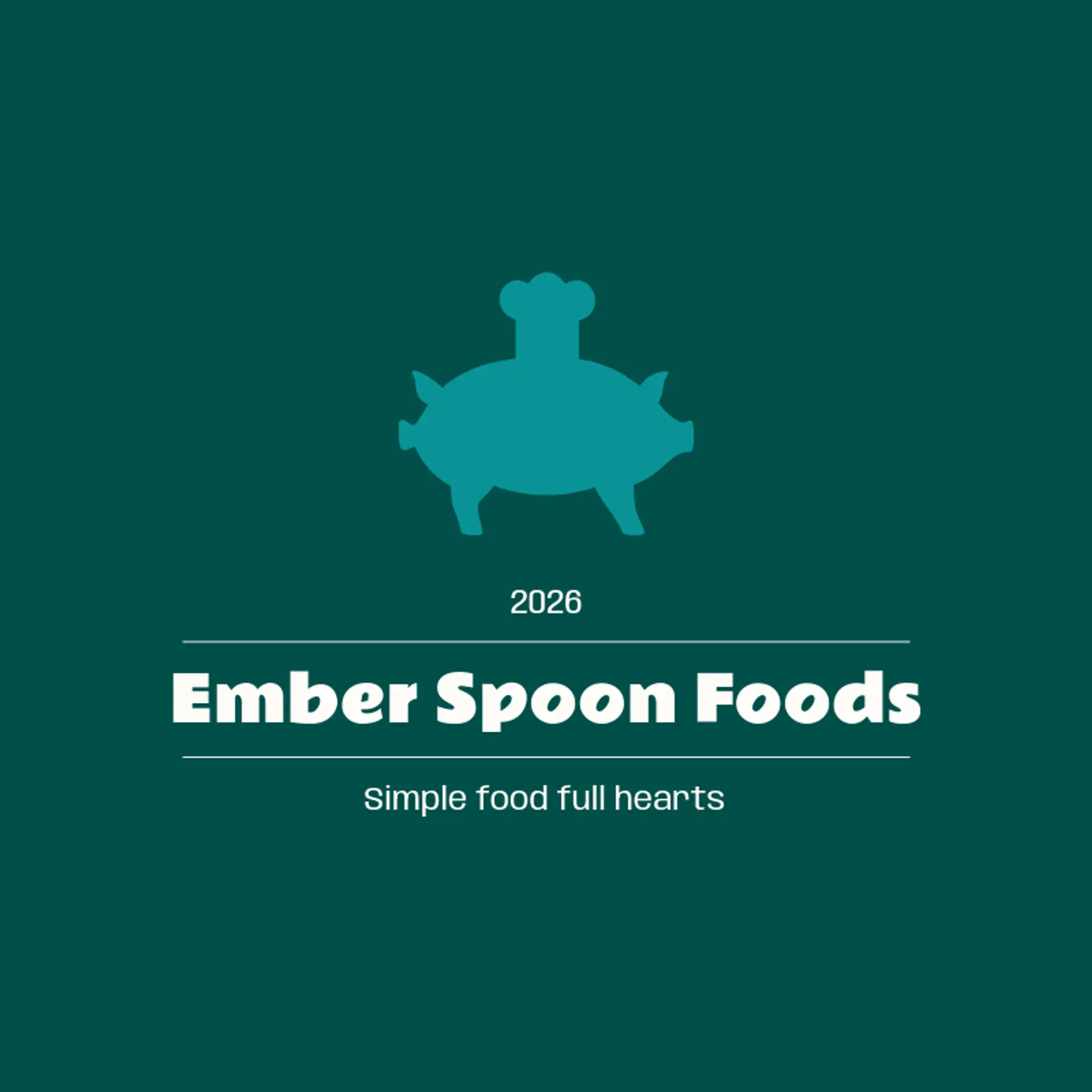 Ember Spoon Foods logo for lechon