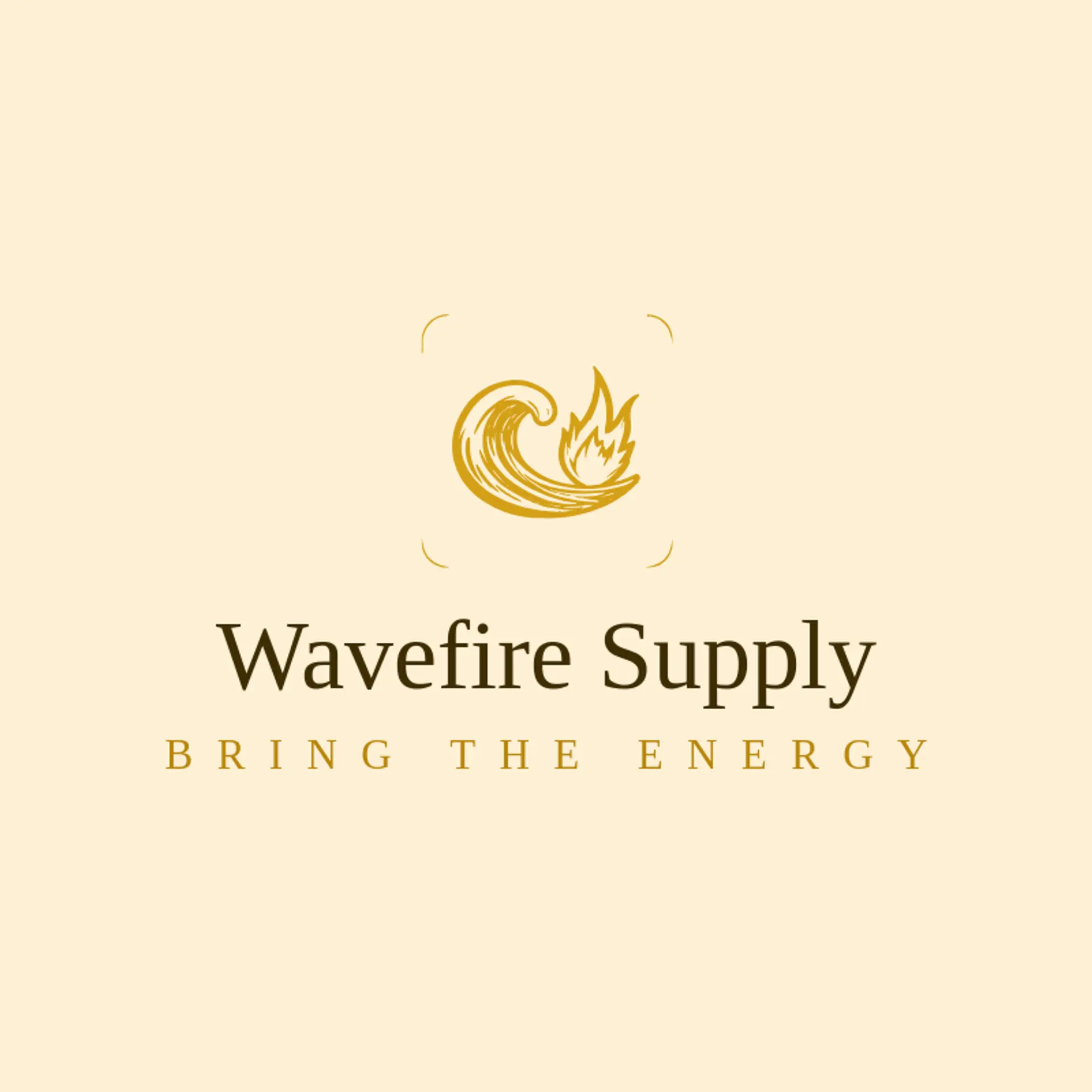 Wavefire Supply logo for flame
