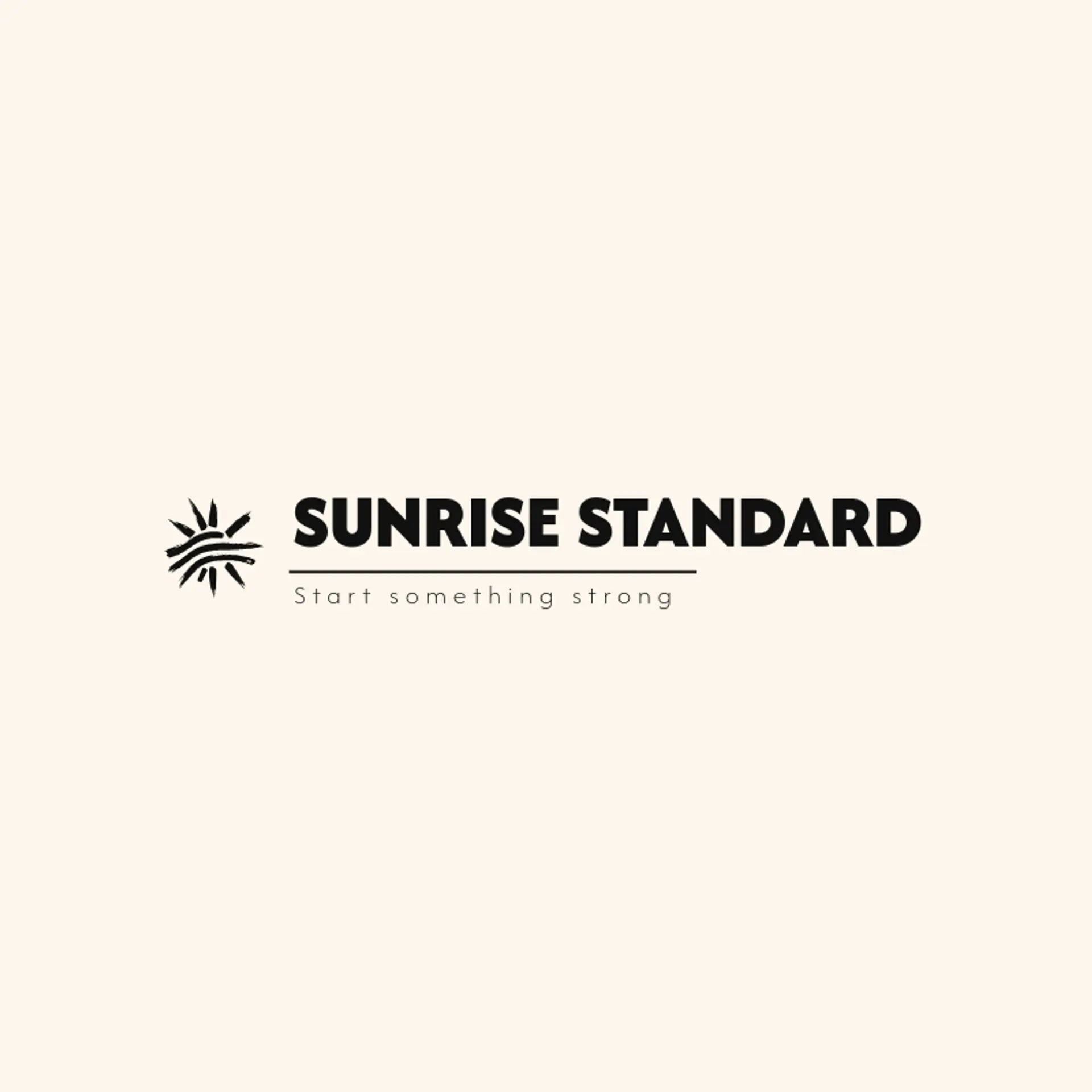 Sunrise Standard logo for american