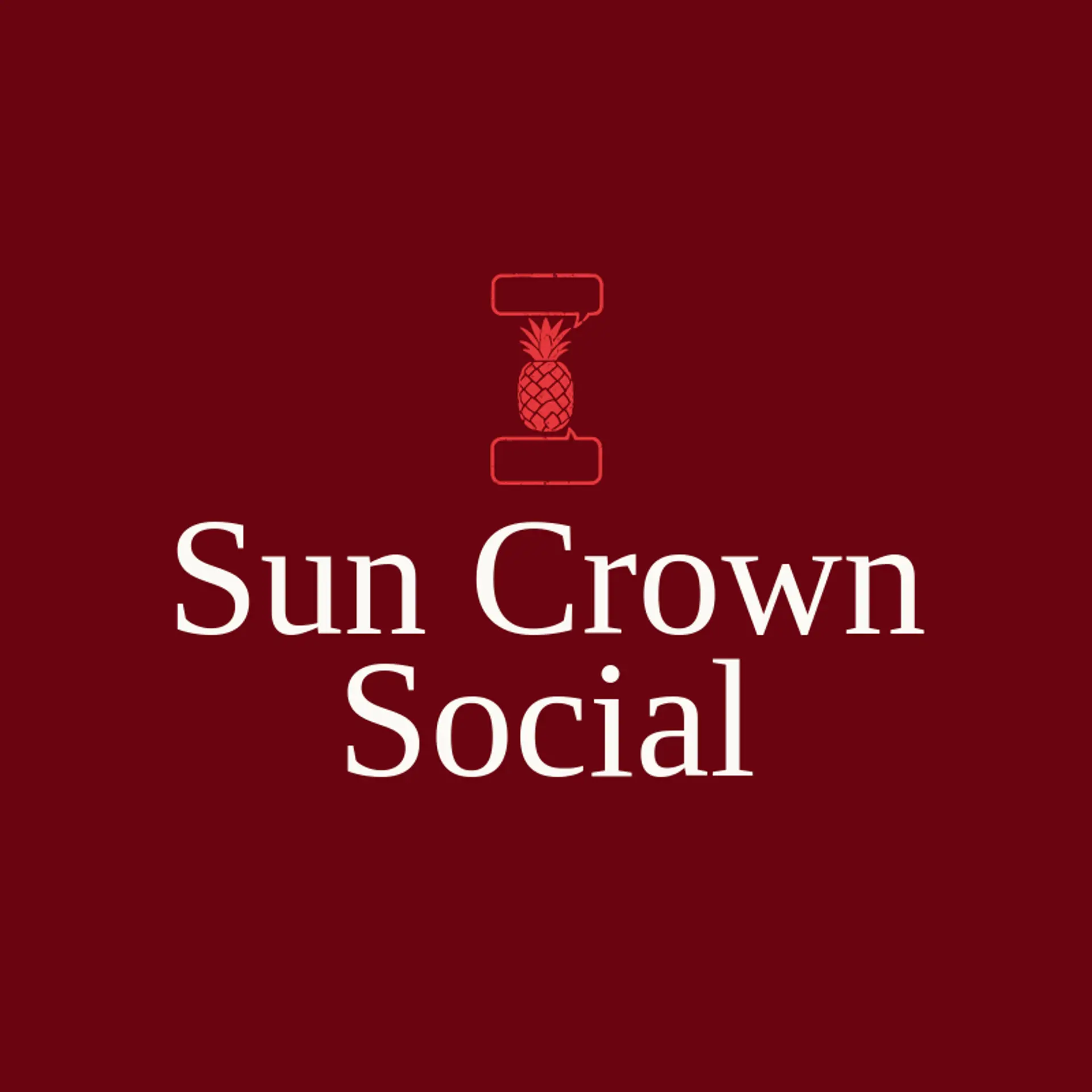 Sun Crown Social logo for pineapple