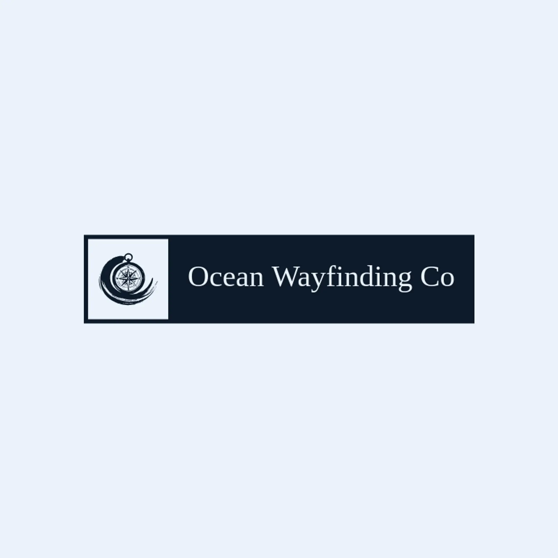 Ocean Wayfinding Co logo for nautical