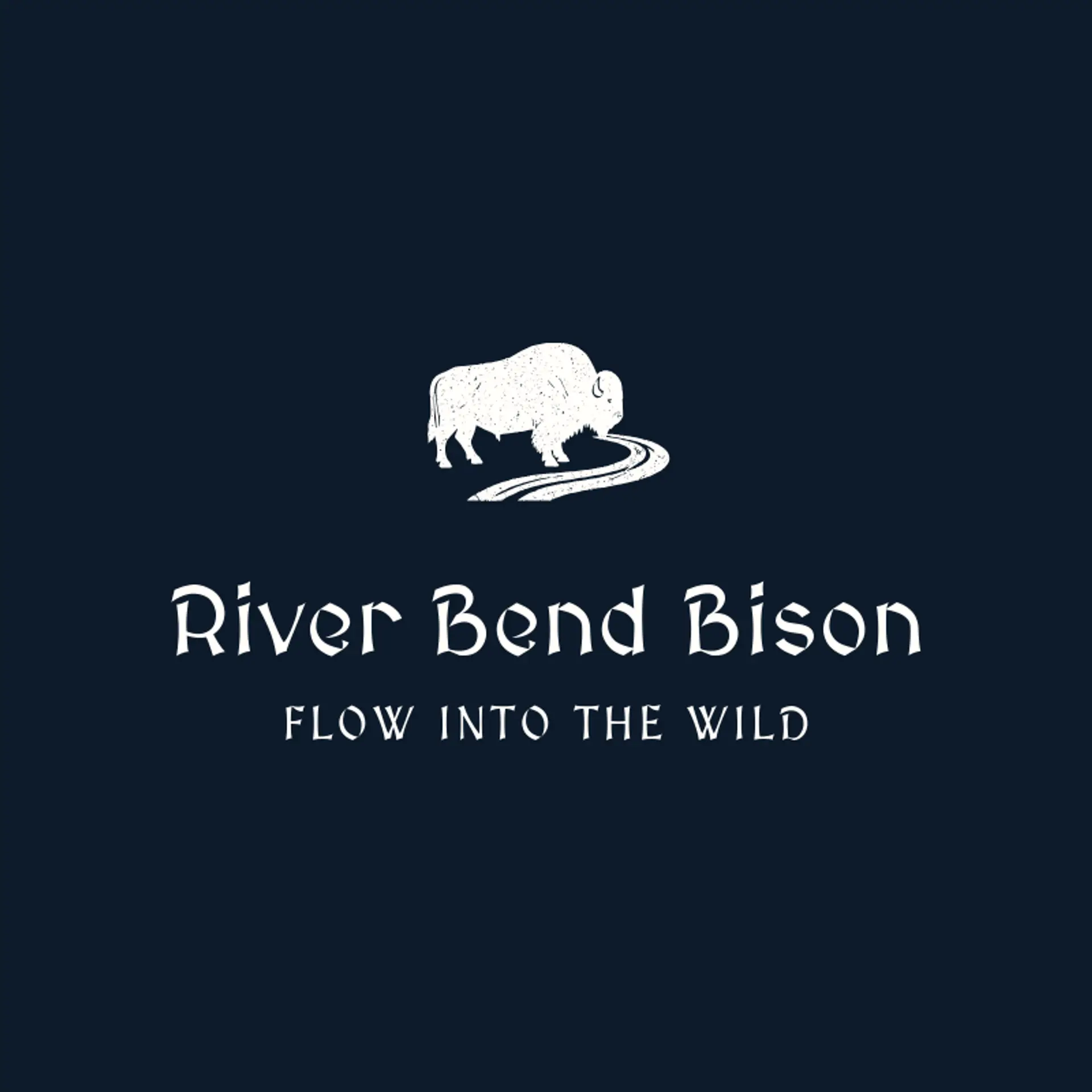 River Bend Bison logo for bison