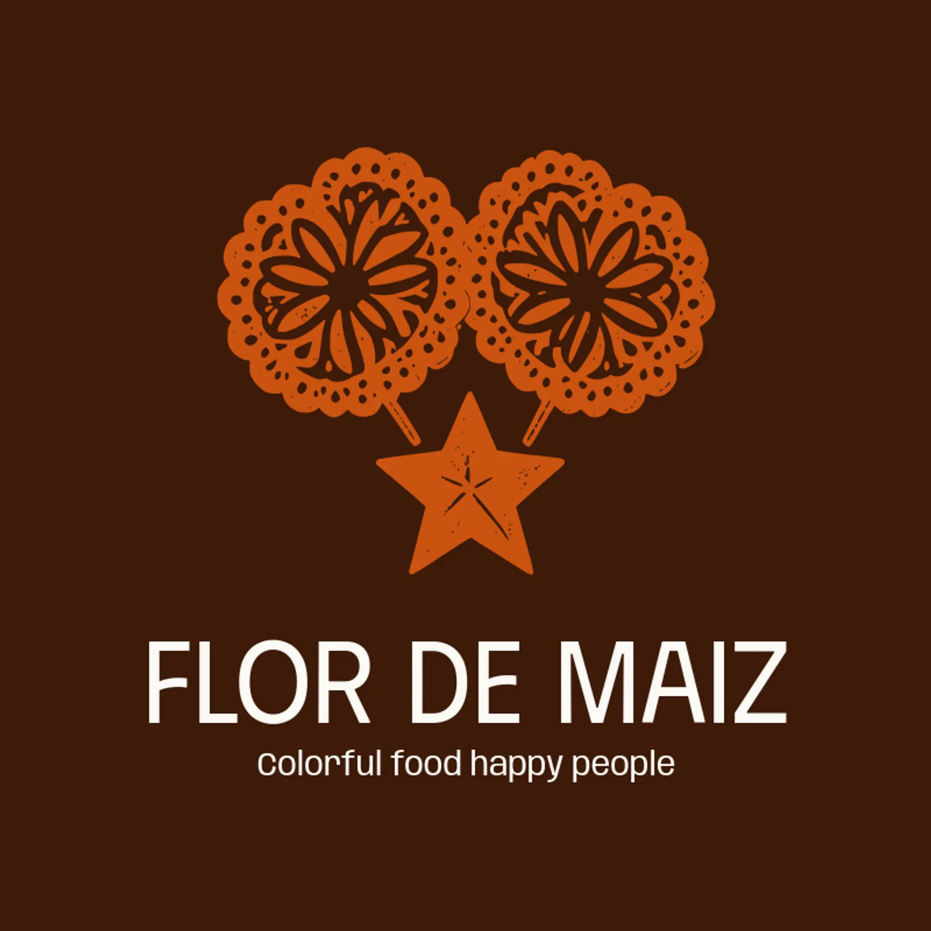 Flor de Maiz logo for mexican