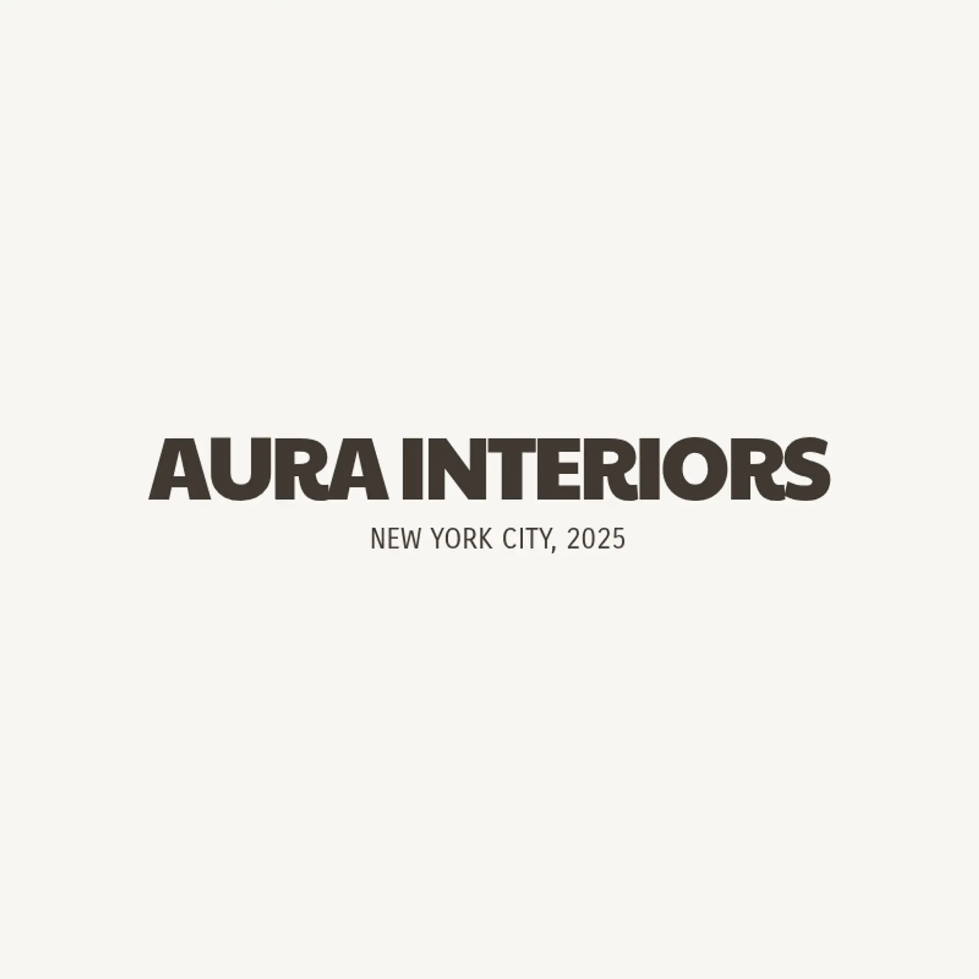 Aura Interiors logo for interior design