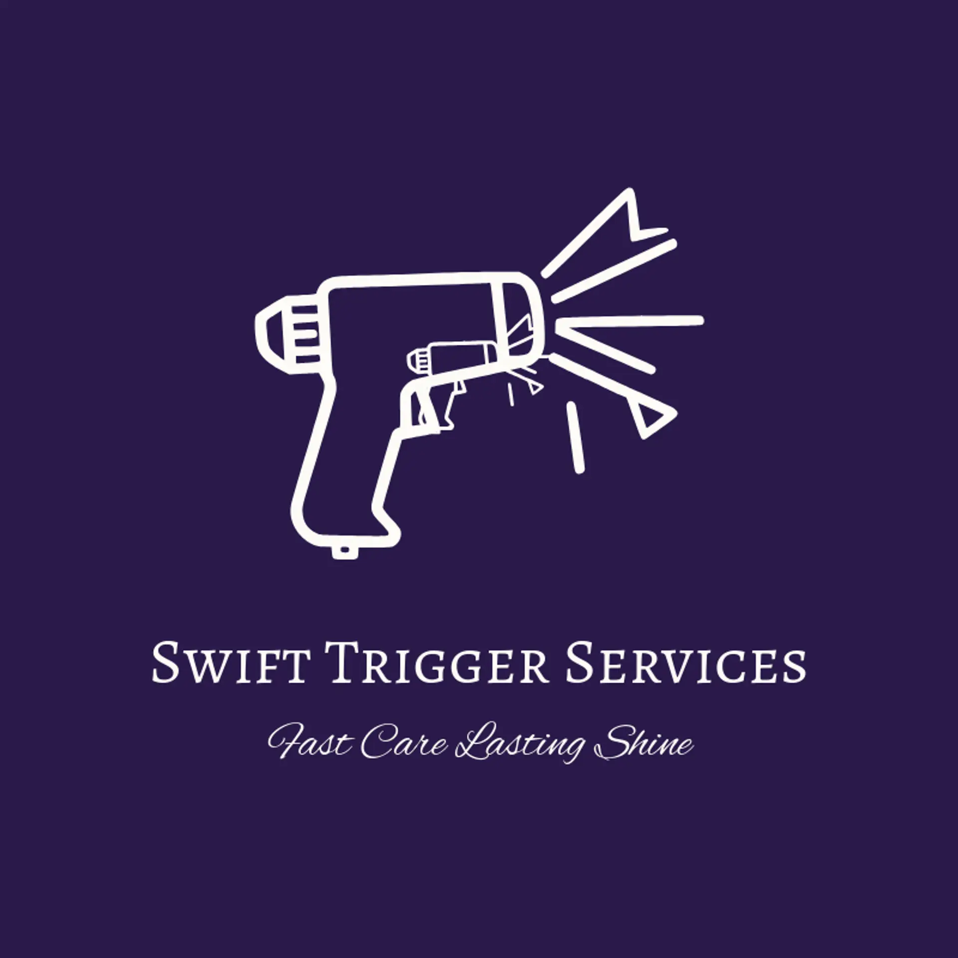 Swift Trigger Services logo for pressure wash