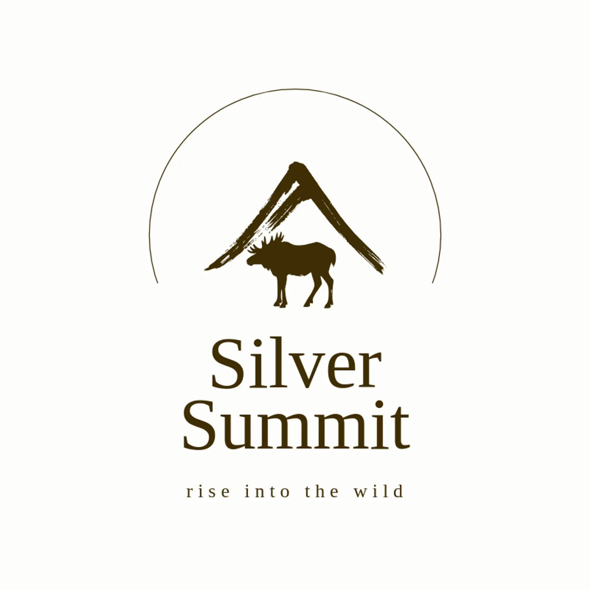 Silver Summit logo for moose