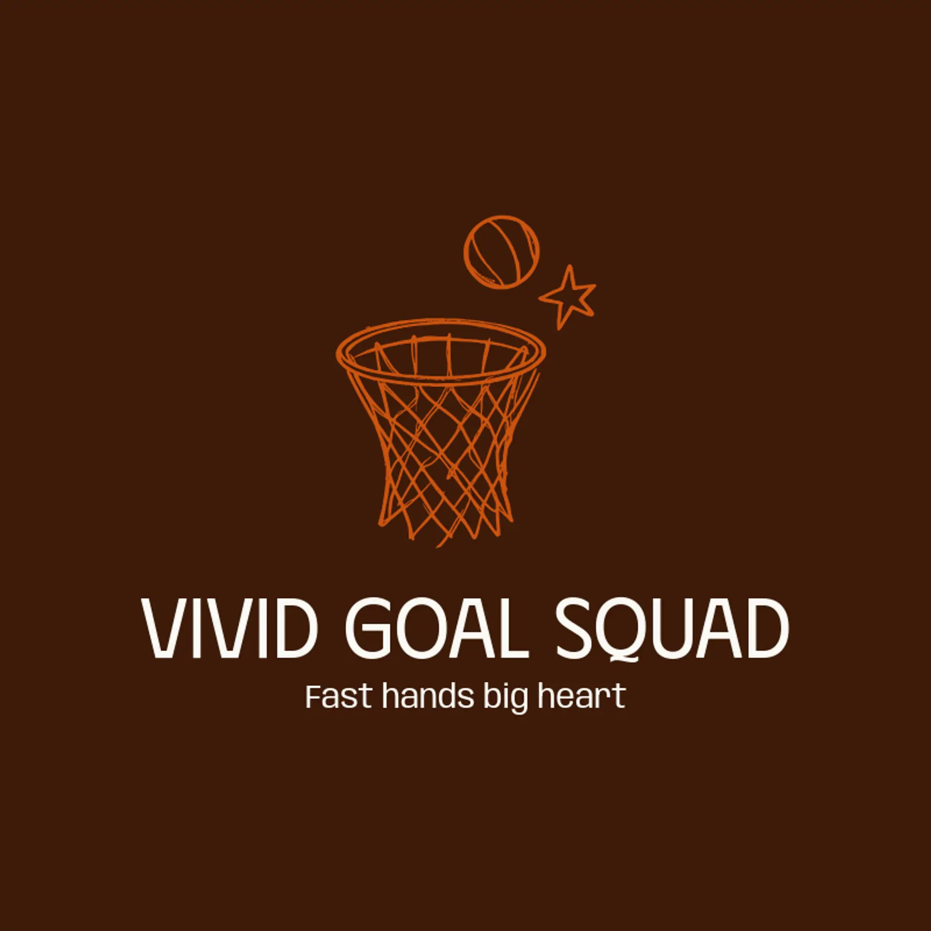 Vivid Goal Squad logo for netball