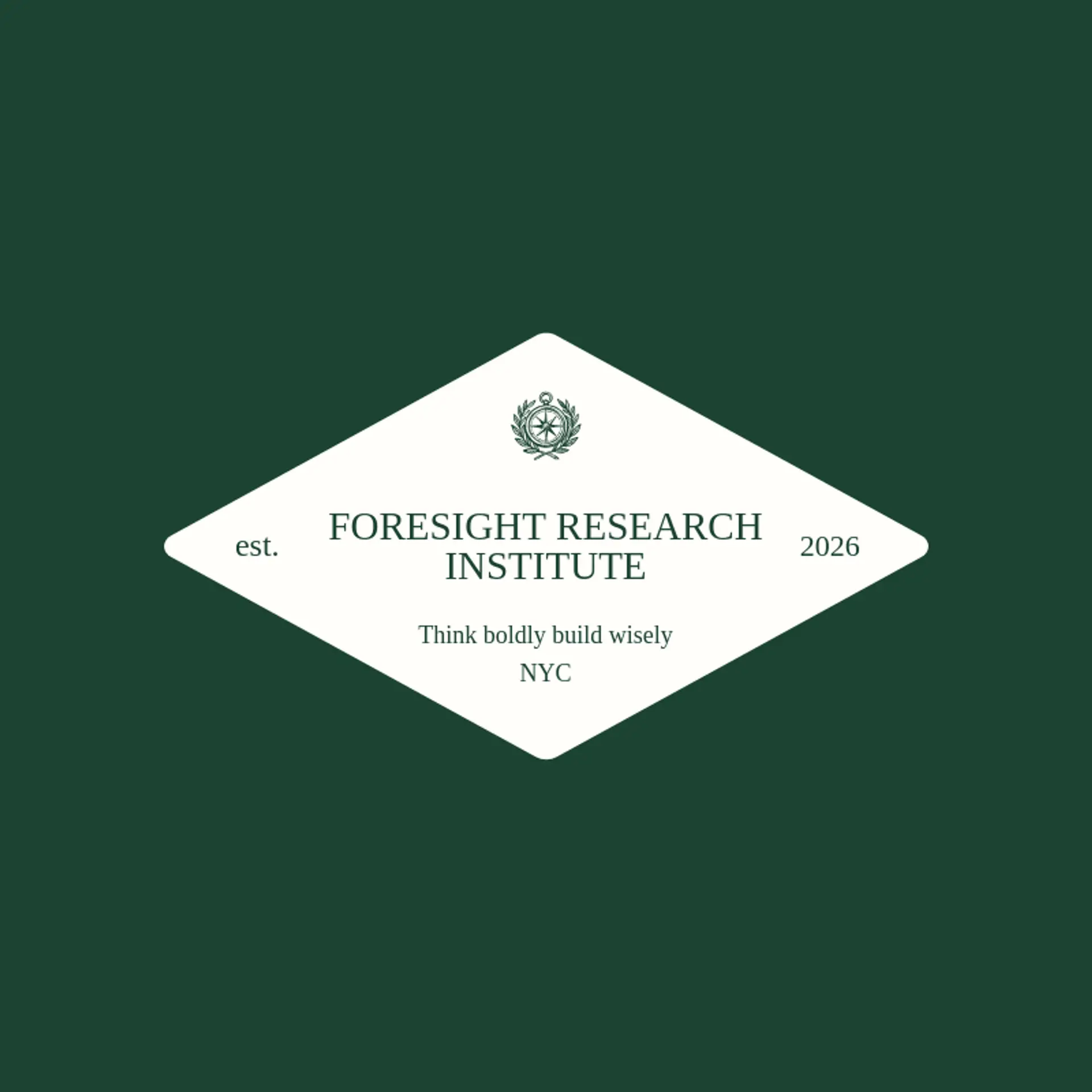 Foresight Research Institute logo for institute