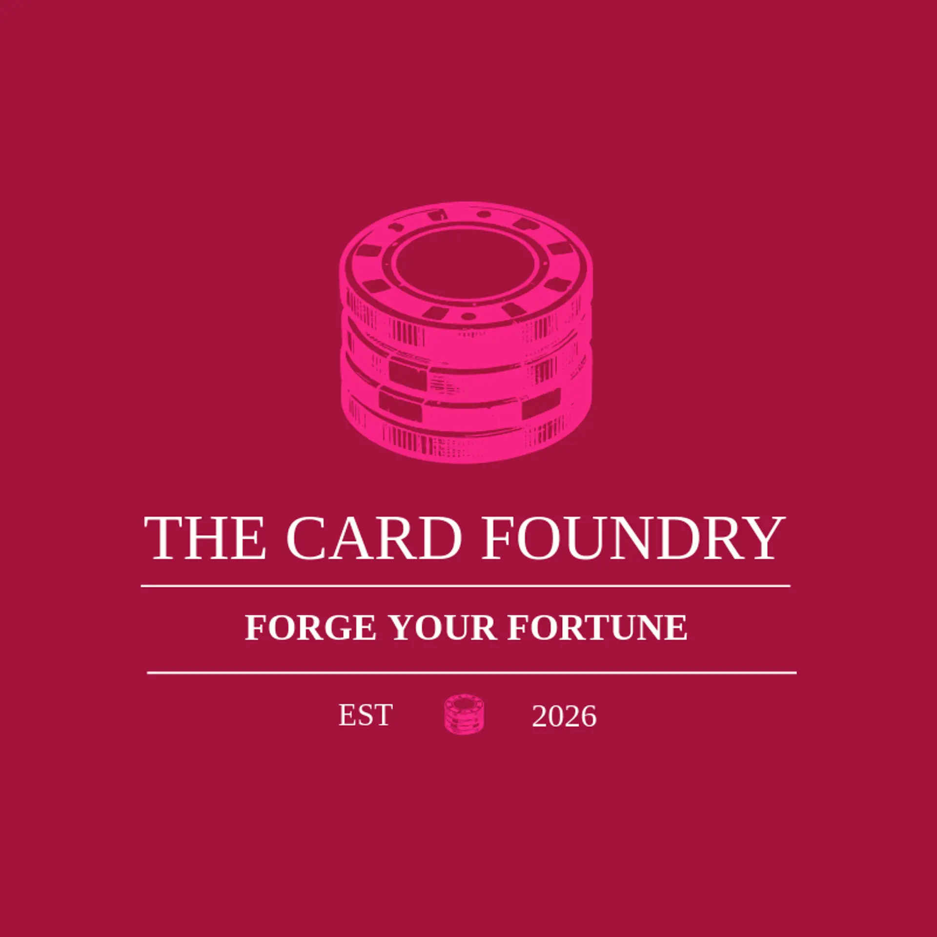 The Card Foundry logo for poker
