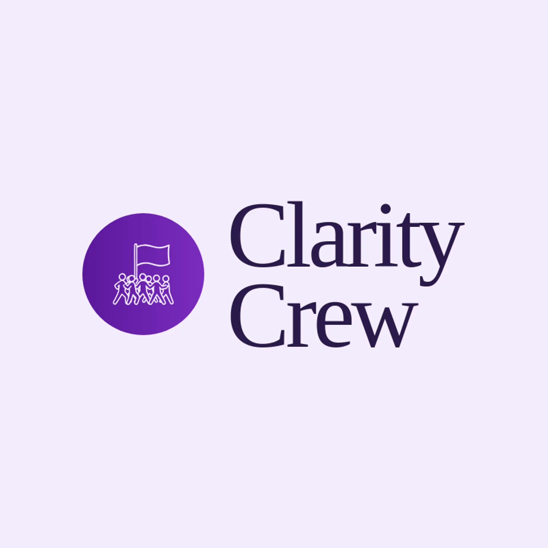 Clarity Crew logo for training