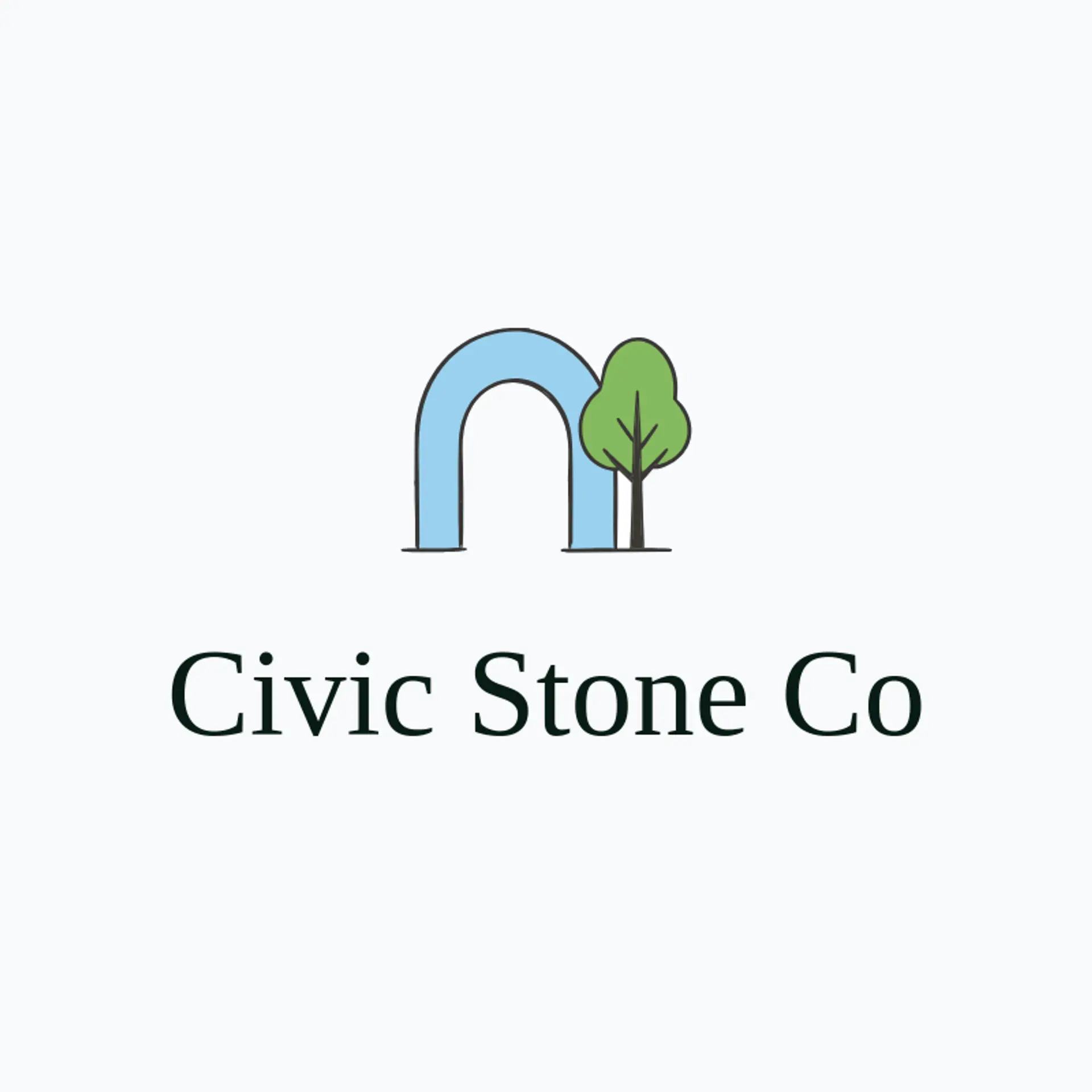 Civic Stone Co logo for urban