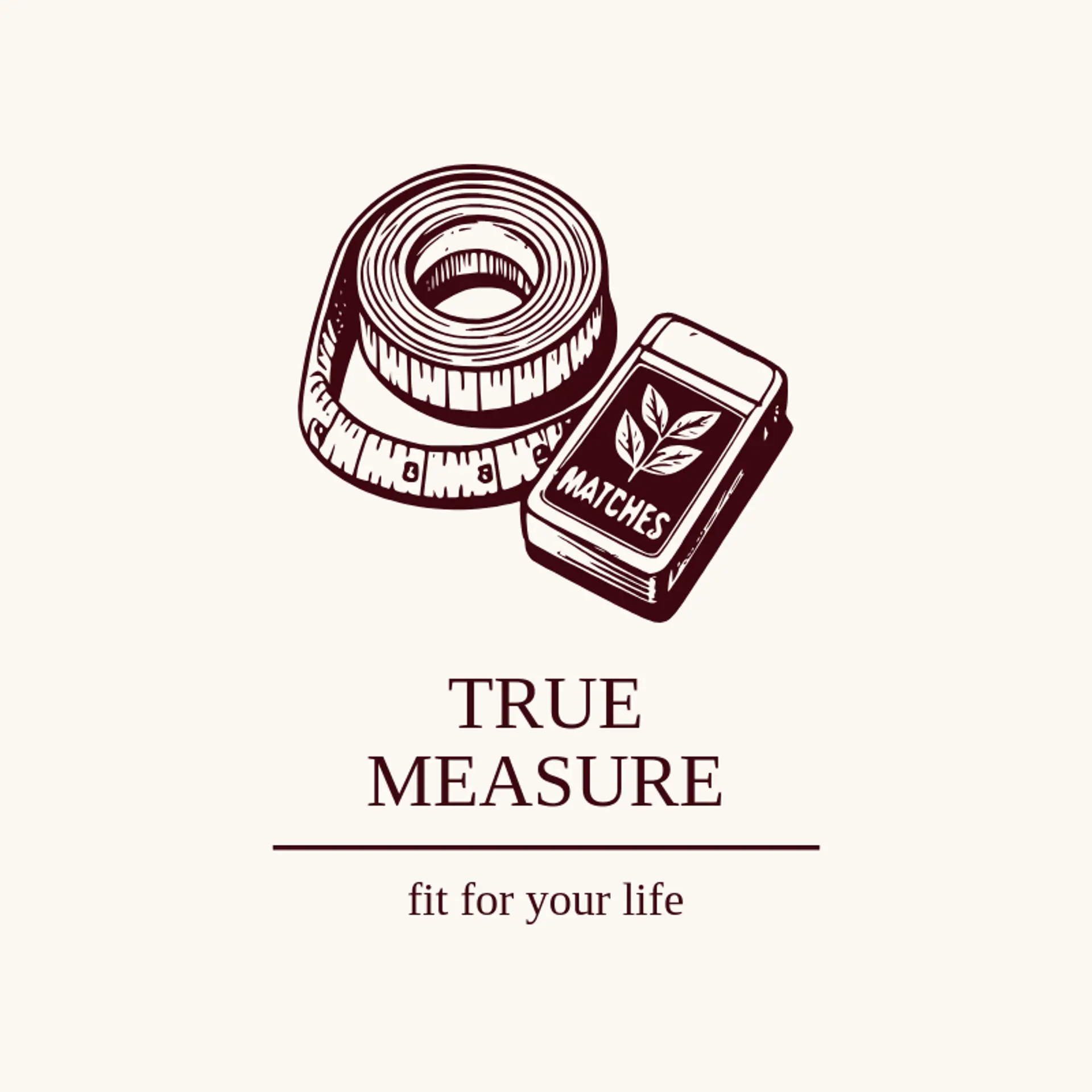 True Measure logo for clothes