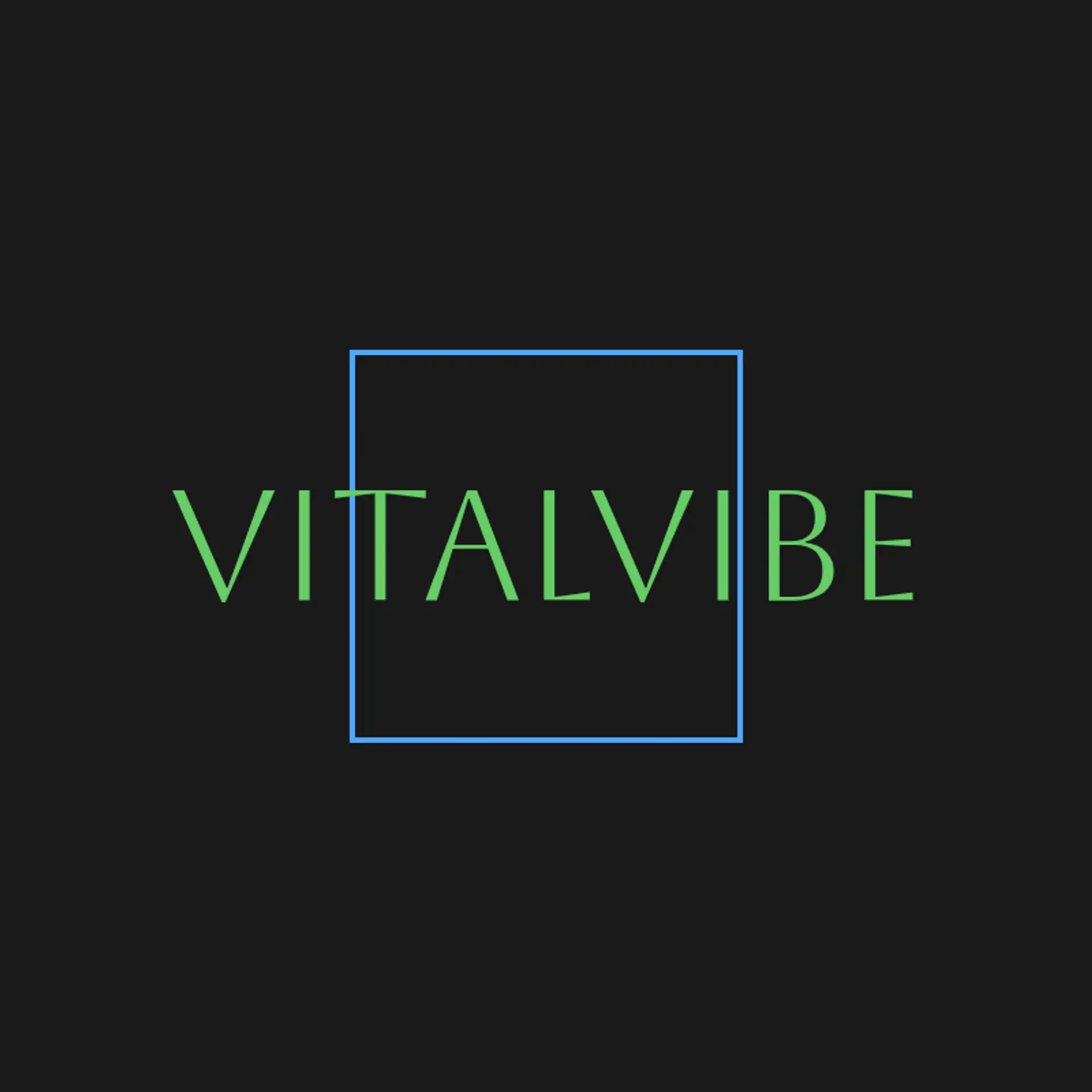 VitalVibe logo for fitness app