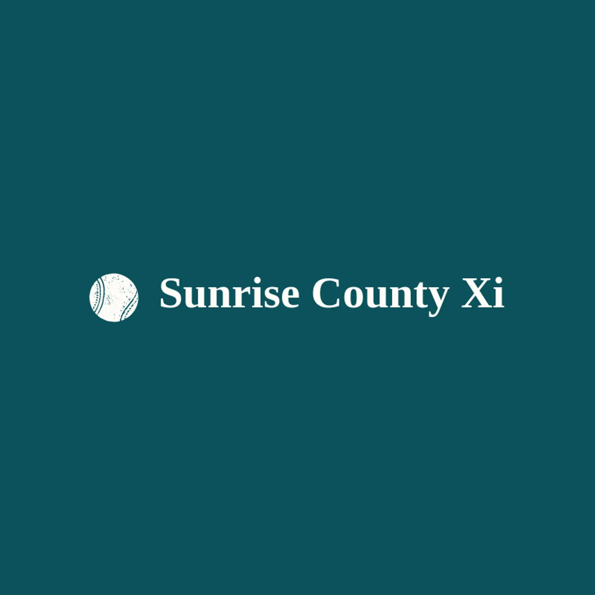 Sunrise County XI logo for cricket team
