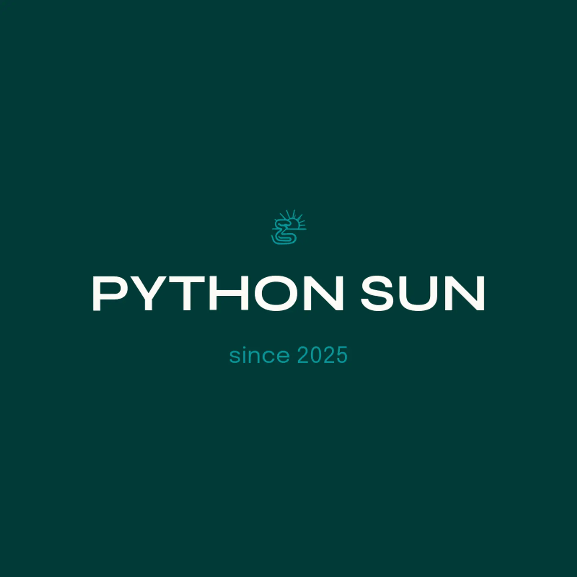 Python Sun logo for snake
