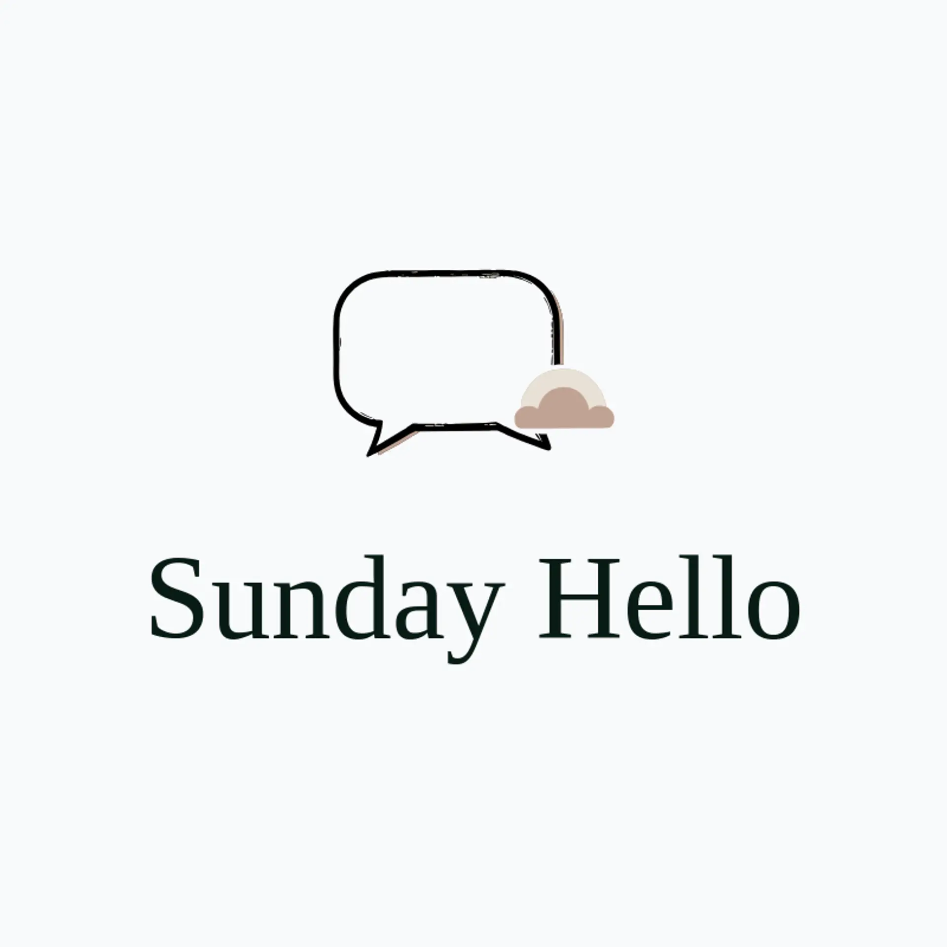 Sunday Hello logo for dating app