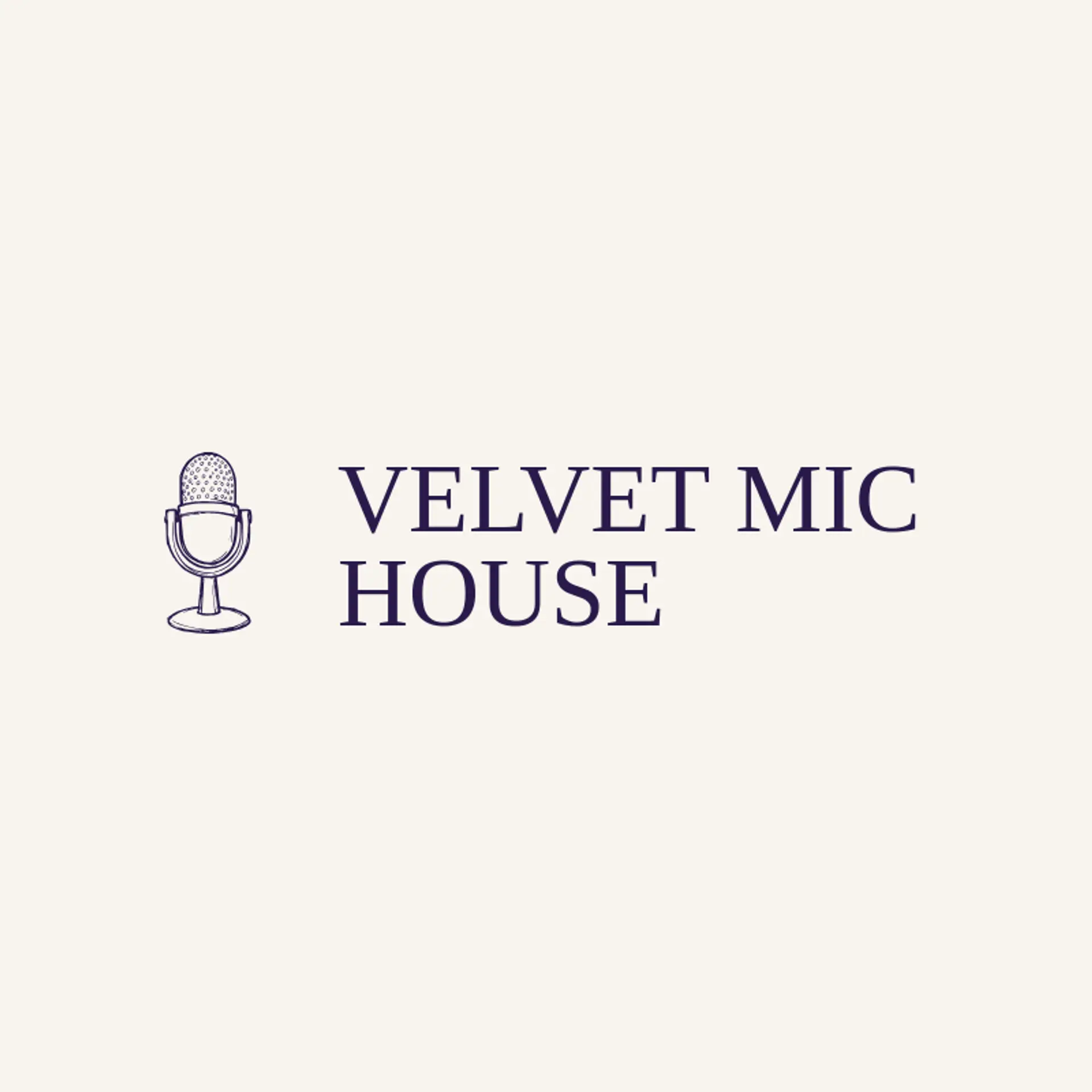 Velvet Mic House logo for production