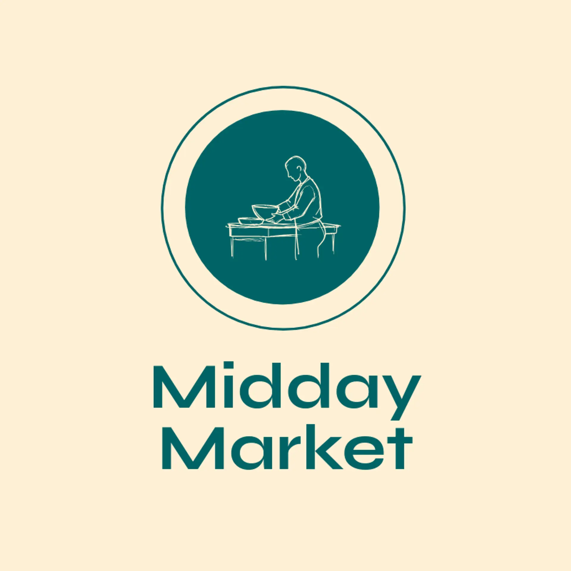 Midday Market logo for canteen