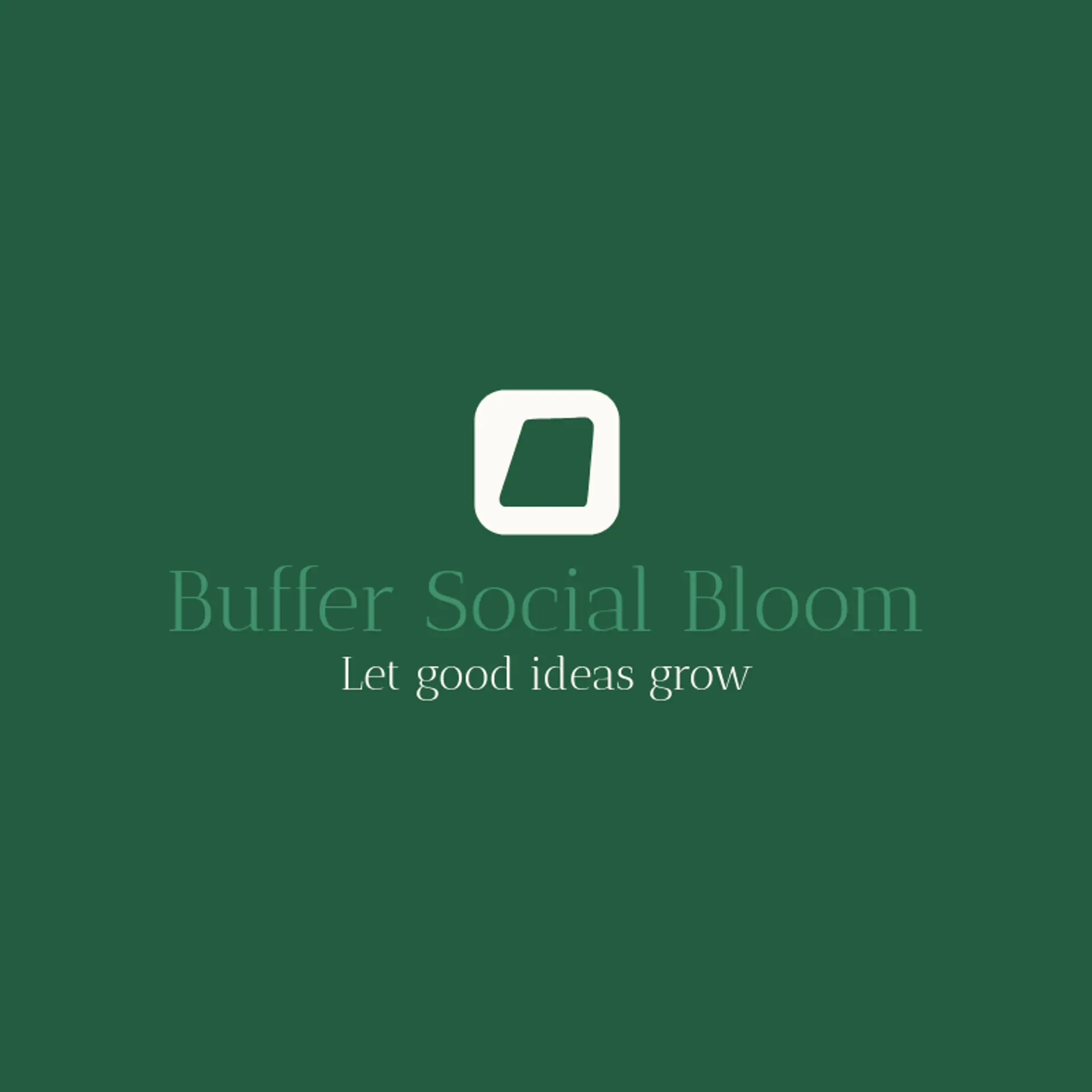Buffer Social Bloom logo for buffer
