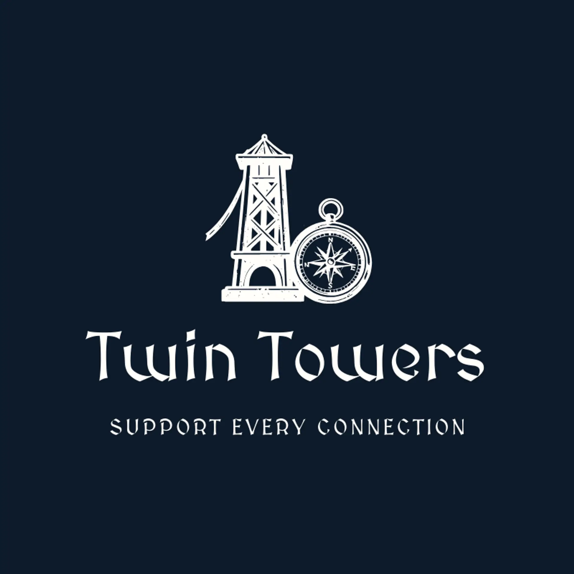 Twin Towers logo for bridge