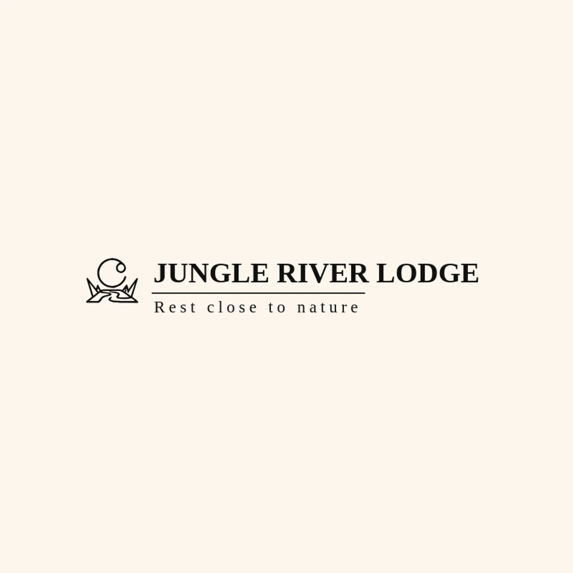 Jungle River Lodge logo for jungle