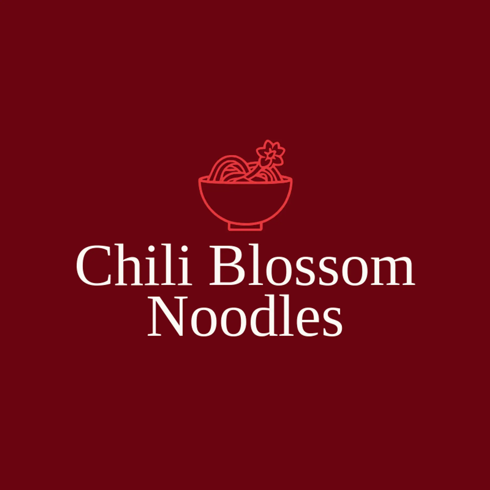 Chili Blossom Noodles logo for noodle