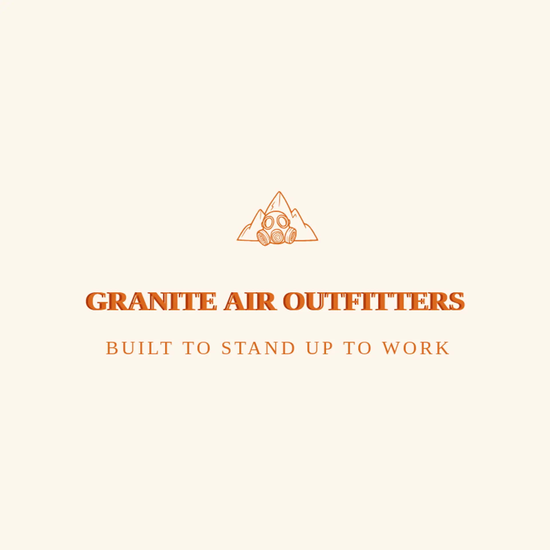 Granite Air Outfitters logo for gas mask
