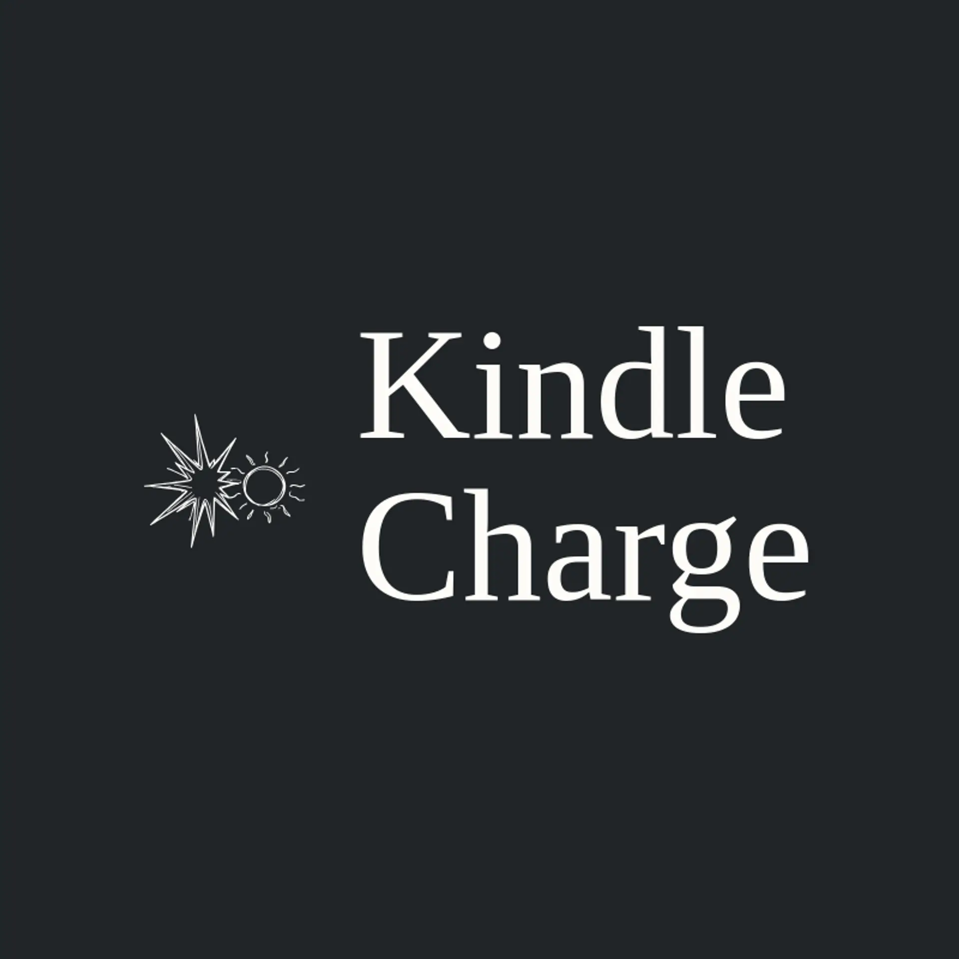 Kindle Charge logo for charger