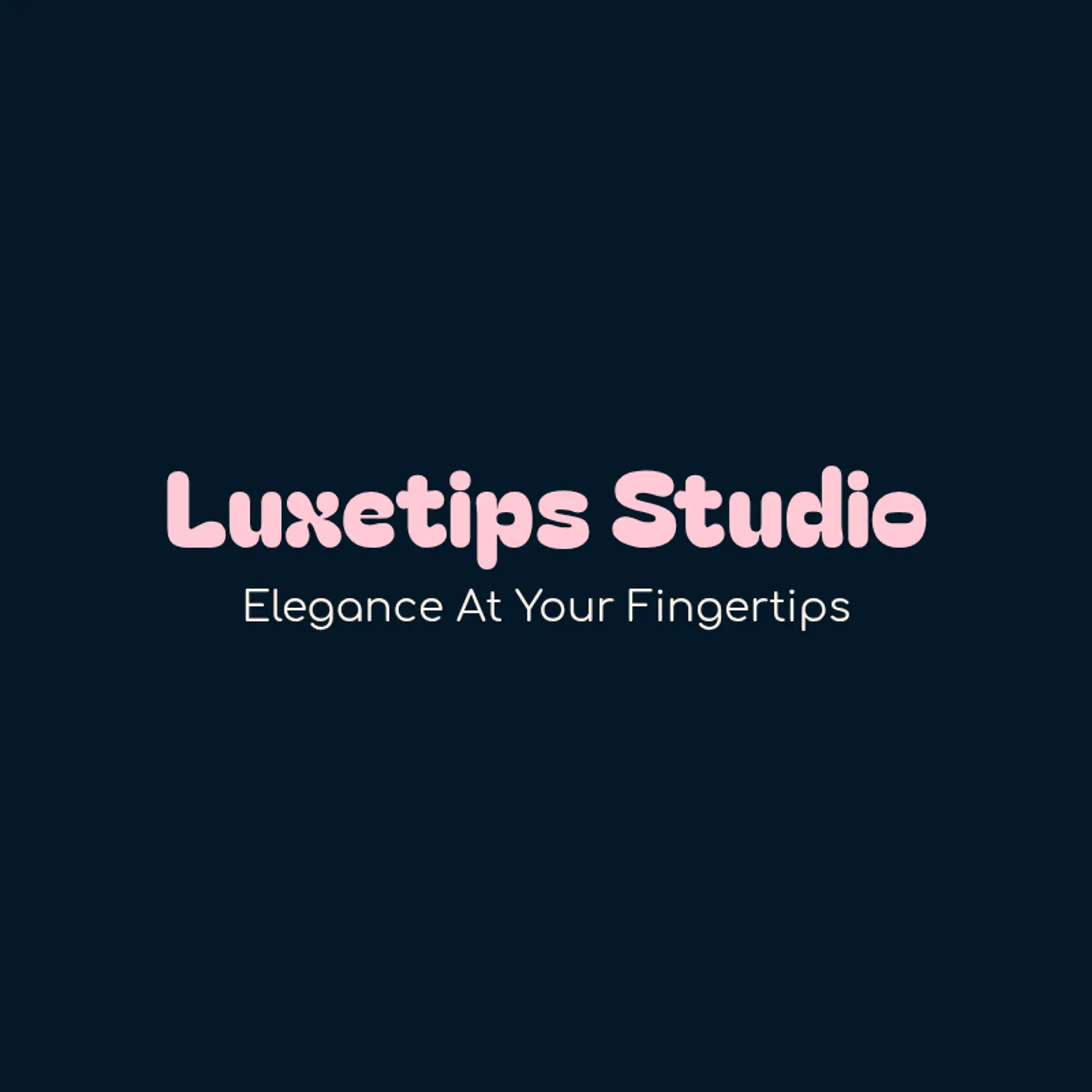 LuxeTips Studio logo for nail tech