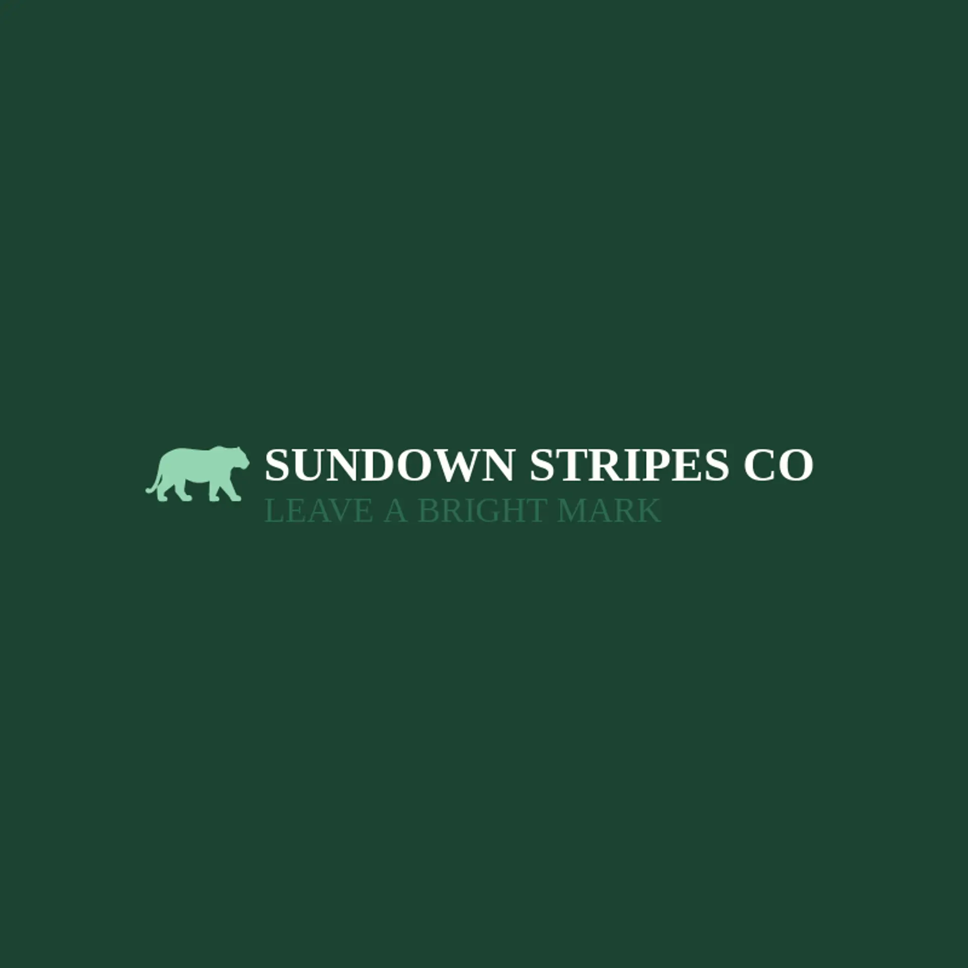 Sundown Stripes Co logo for bengal